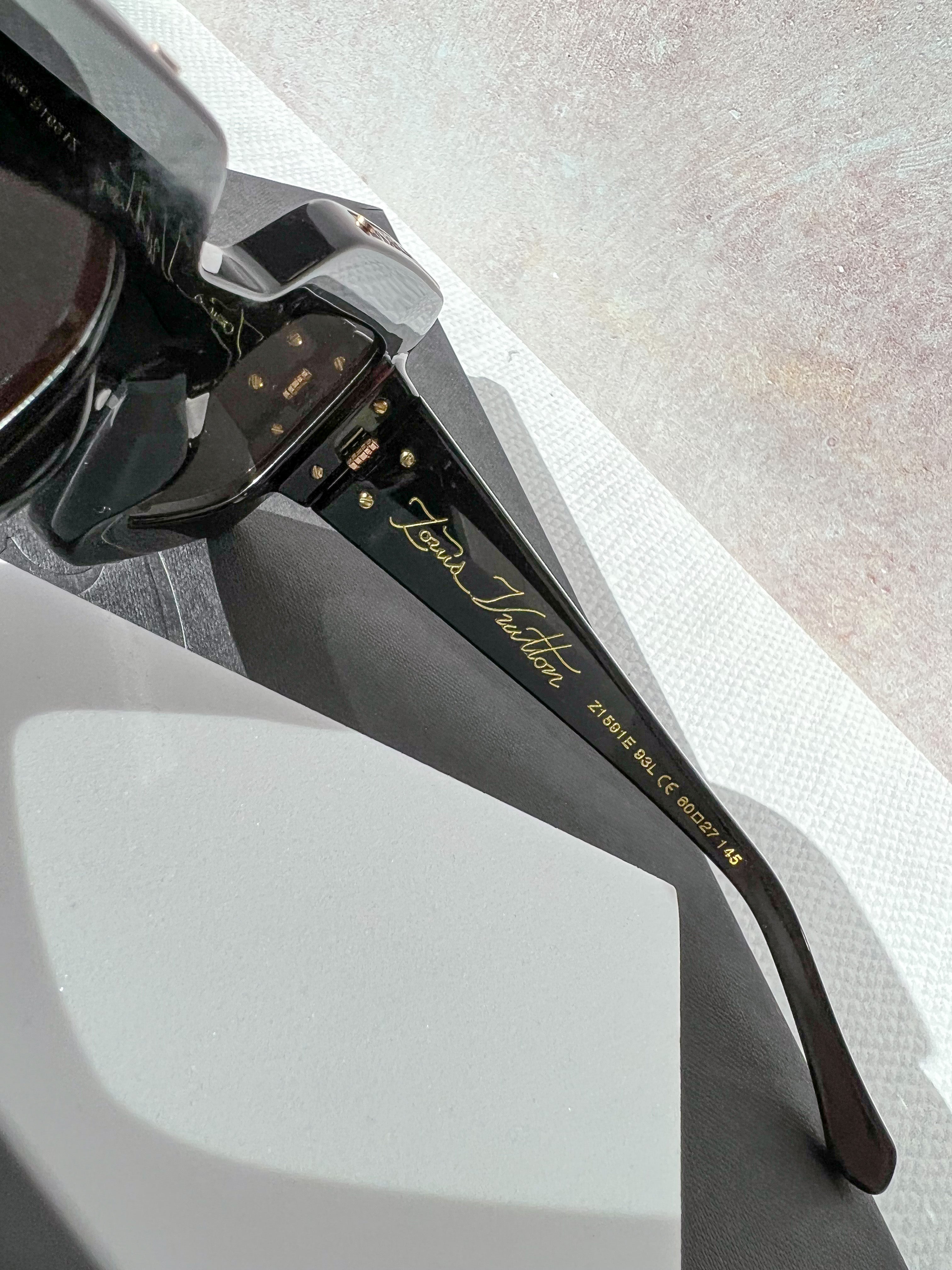 [TOP] L&V L*V x Nigo Zillionaire Sunglasses - Black - LV Louis Vuitton
