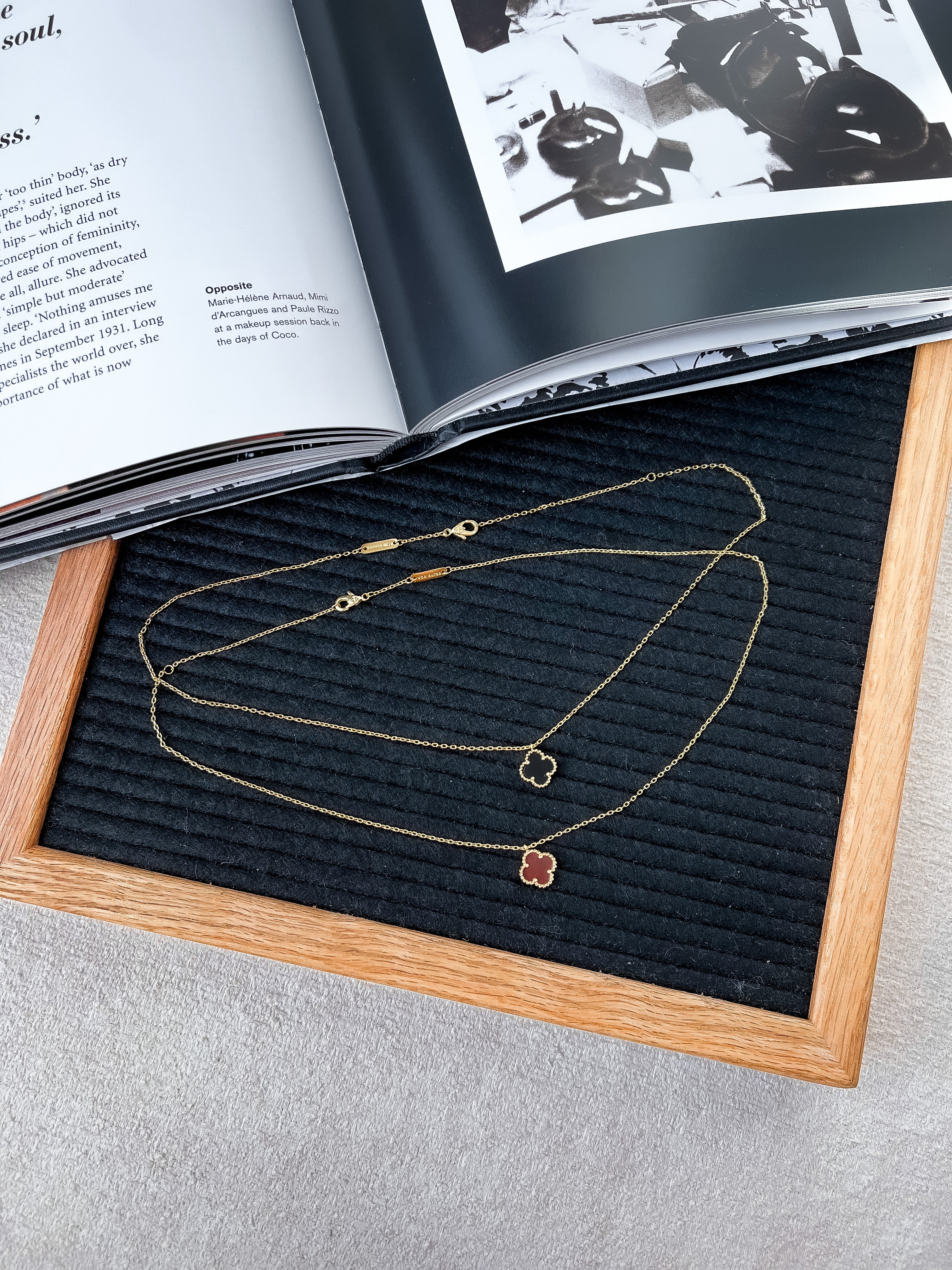 [TOP] V@nCleff VCA Single Clover Necklace - Gold - Vancleff