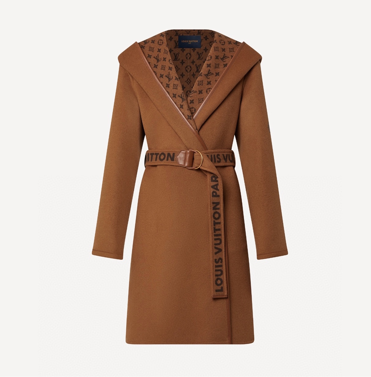 [TOP] L&V Signature Double Face Wrap Coat - Collection - LV Louis Vuitton