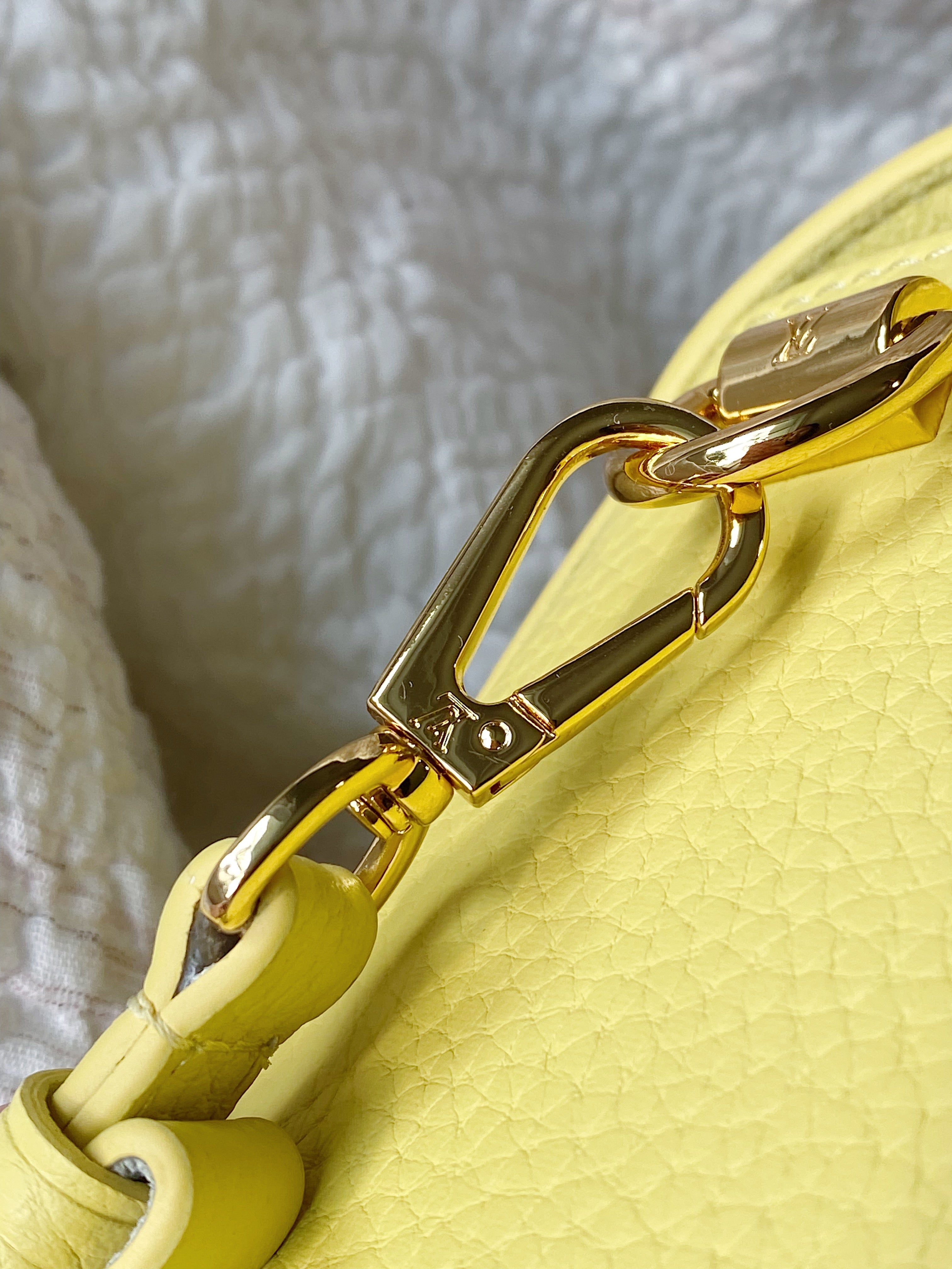 [TOP] L&V £V Twist MM Bag - Ginger Yellow - LV Louis Vuitton