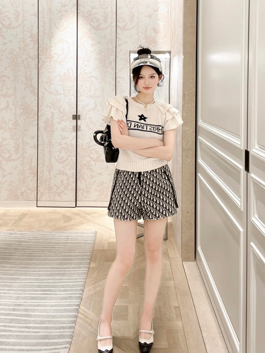 [TOP] D!or Knitted Short Sleeve - 2 Color - Christian Dior