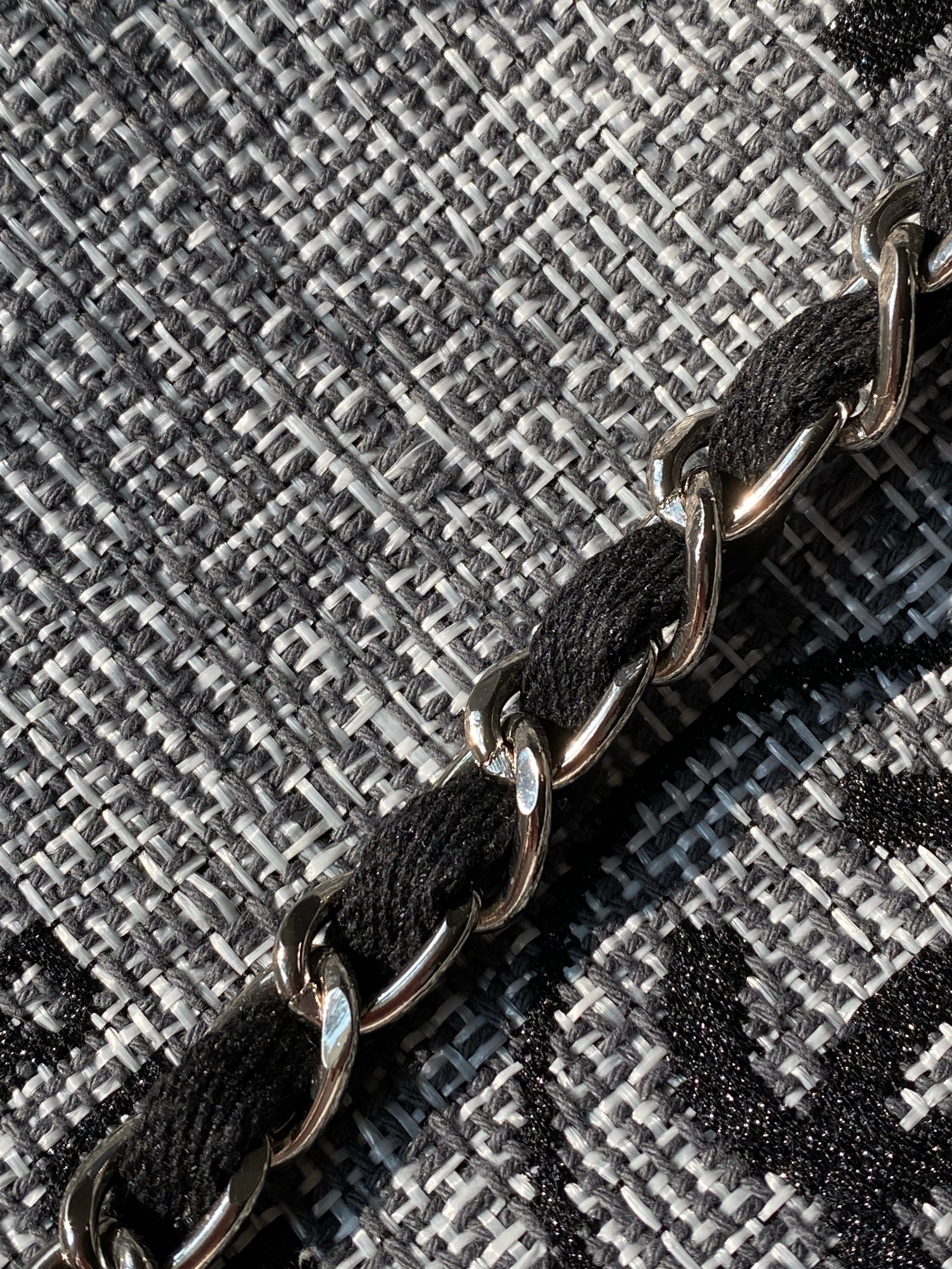 [TOP] CH@NEL Deauville Top Handle Tote small - Charcoal - Chanel