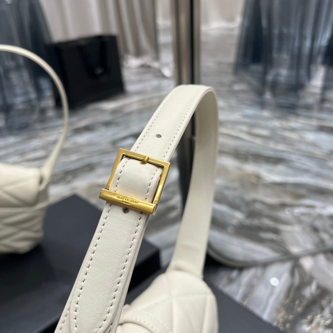 [TOP] Y$L Le 57 Small Shoulder Bag - White - Ysl Yves Saint Laurent