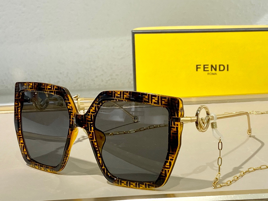 [TOP] F€NDI Sunglasses acetate and metal sunglasses FF0410 - Seven Colours