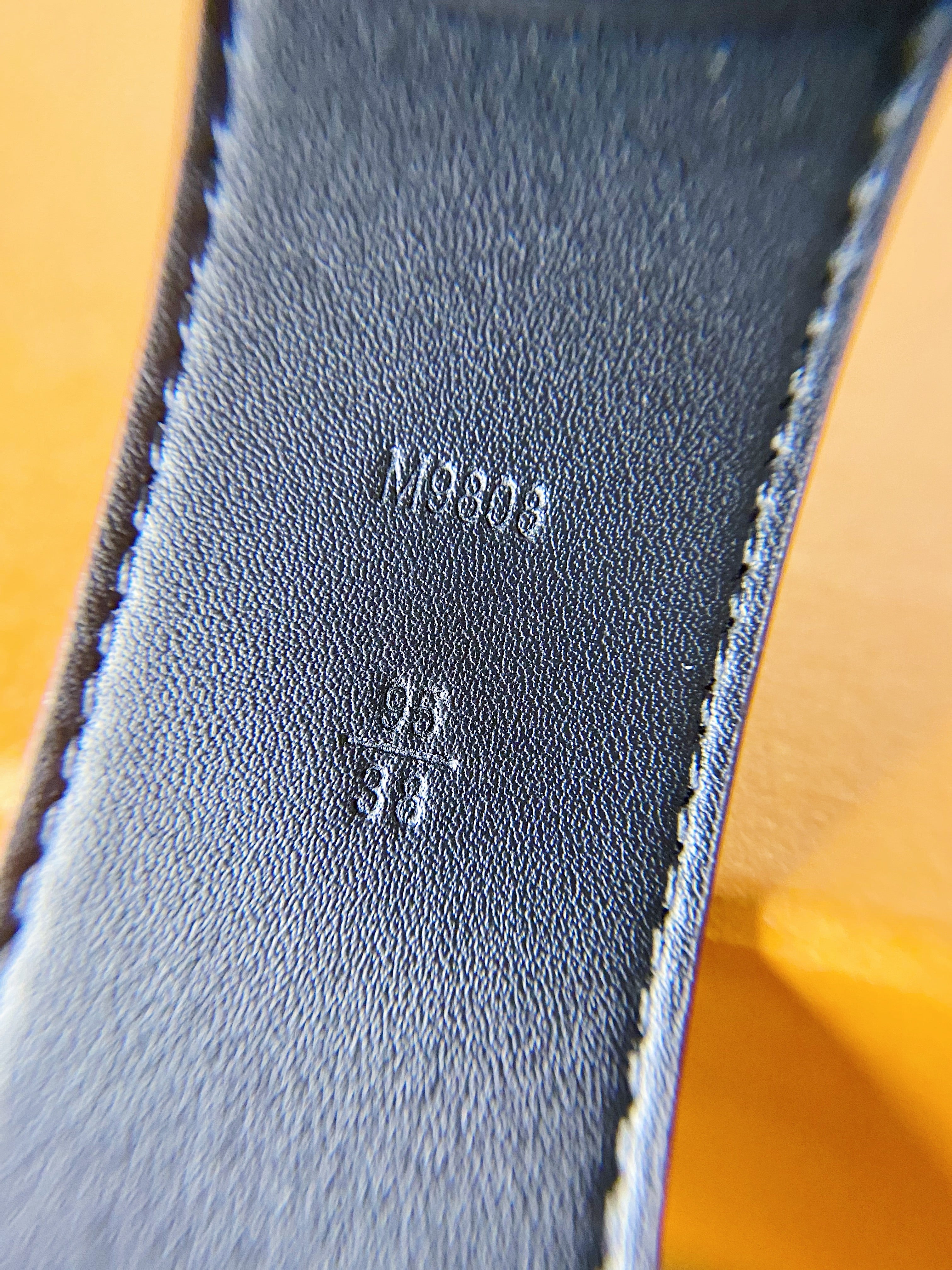 [TOP] L&V LV Belt Initials Damier Graphite - BLACK - LV Louis Vuitton