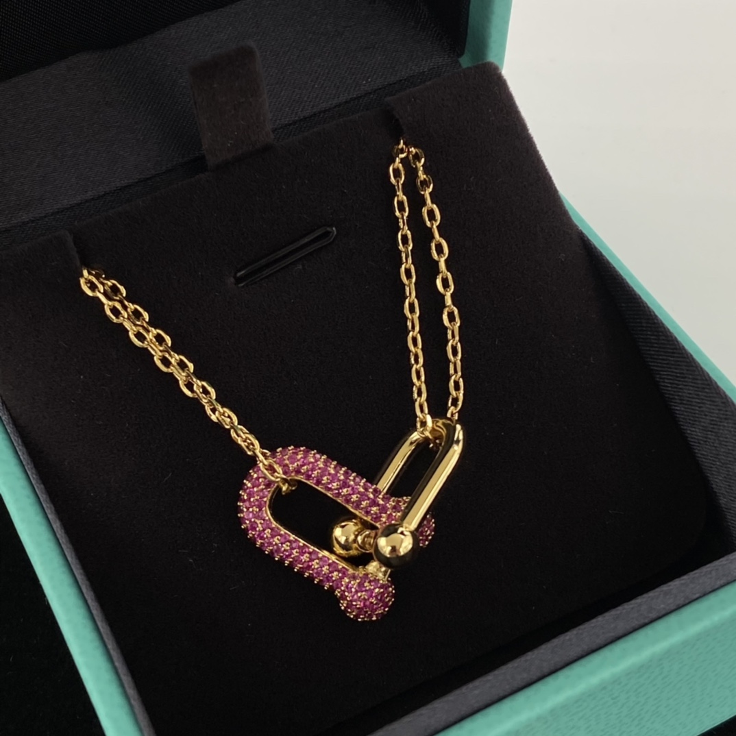 [TOP] Tiff@ny%Co Lock Necklace - Tiffany