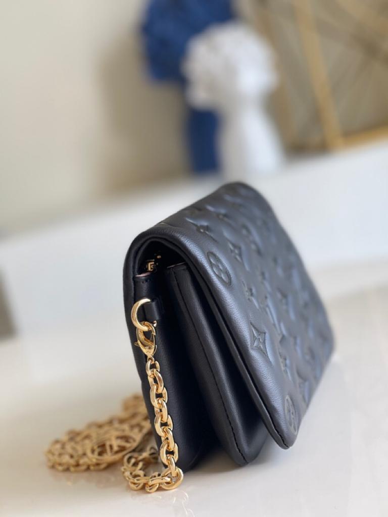 [TOP] L&V LV Pochette Coussin - Black - LV Louis Vuitton