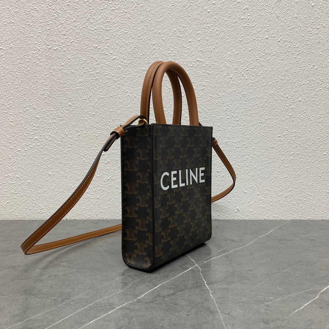 [TOP] C€LINE Triomphe Tote Mini - Monogram - Celine