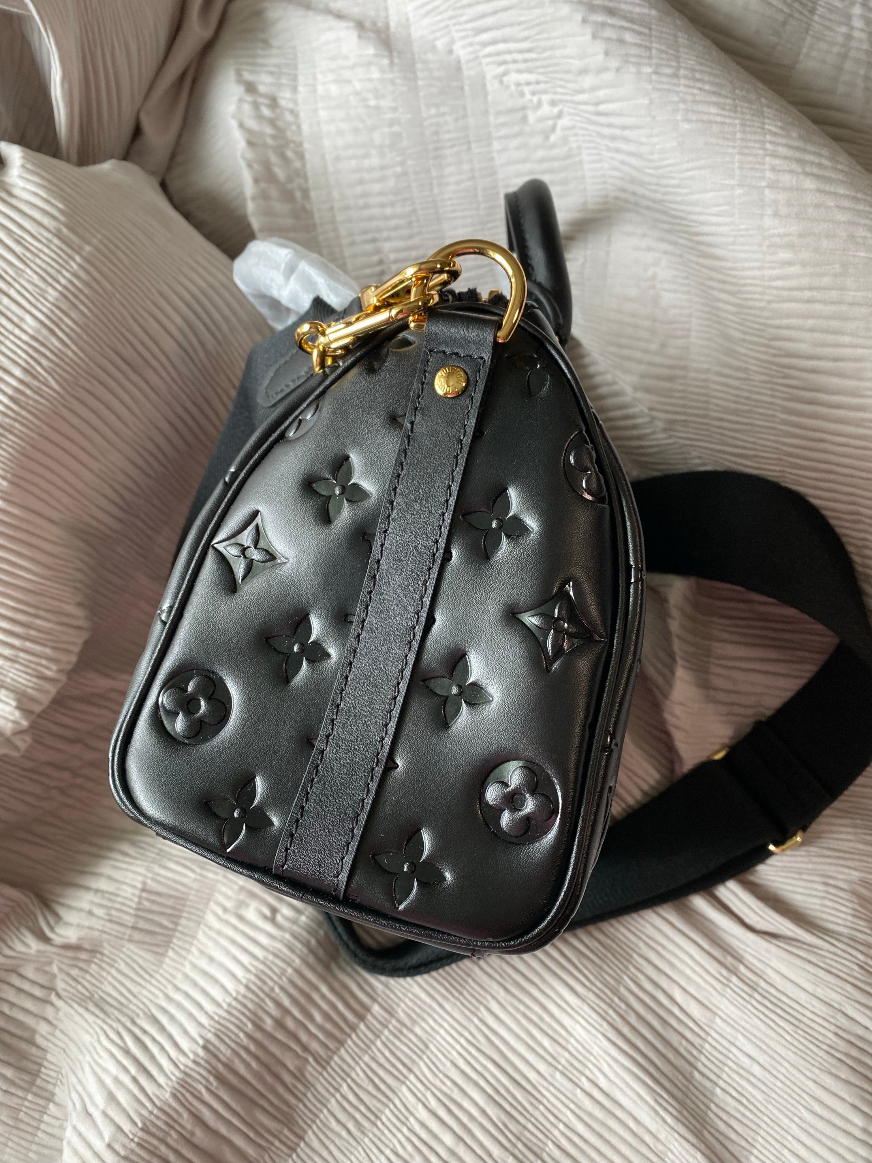 [TOP] L&V L*V Monogram Ink Speedy BB - Black - LV Louis Vuitton