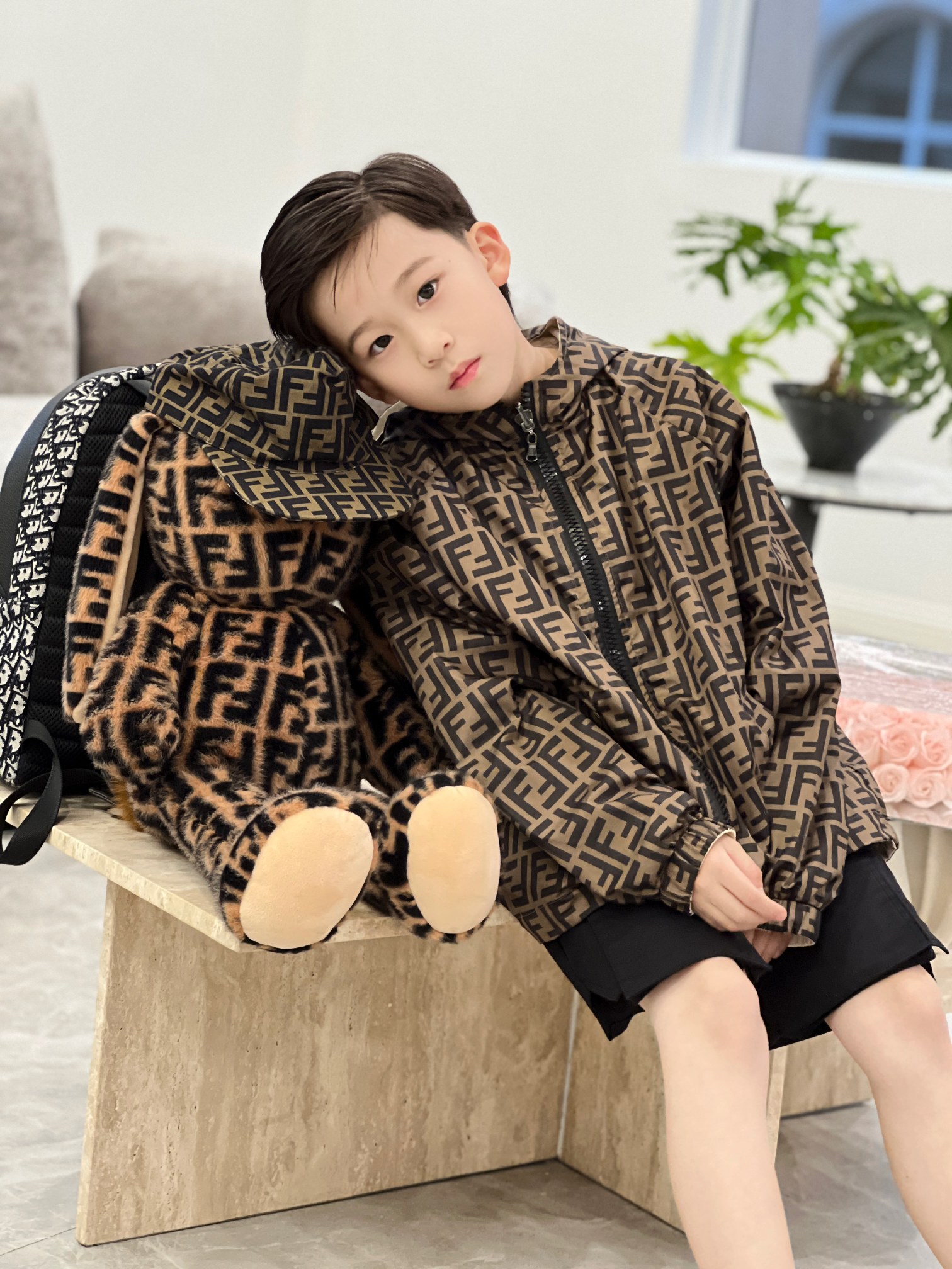 [TOP] F€NDI Sun Protection Double Sided Jacket