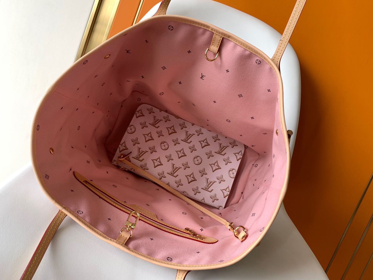 [TOP] L&V L*V Neverfull Monogram Fall For You - White - LV Louis Vuitton