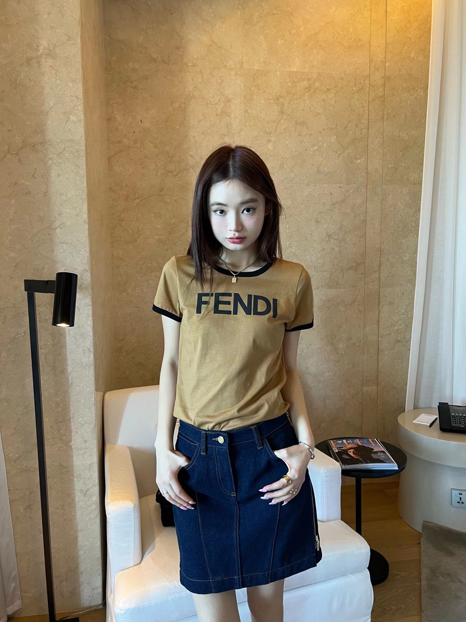 [TOP] F€NDI Vintage T-shirt - 2 Color - Fendi