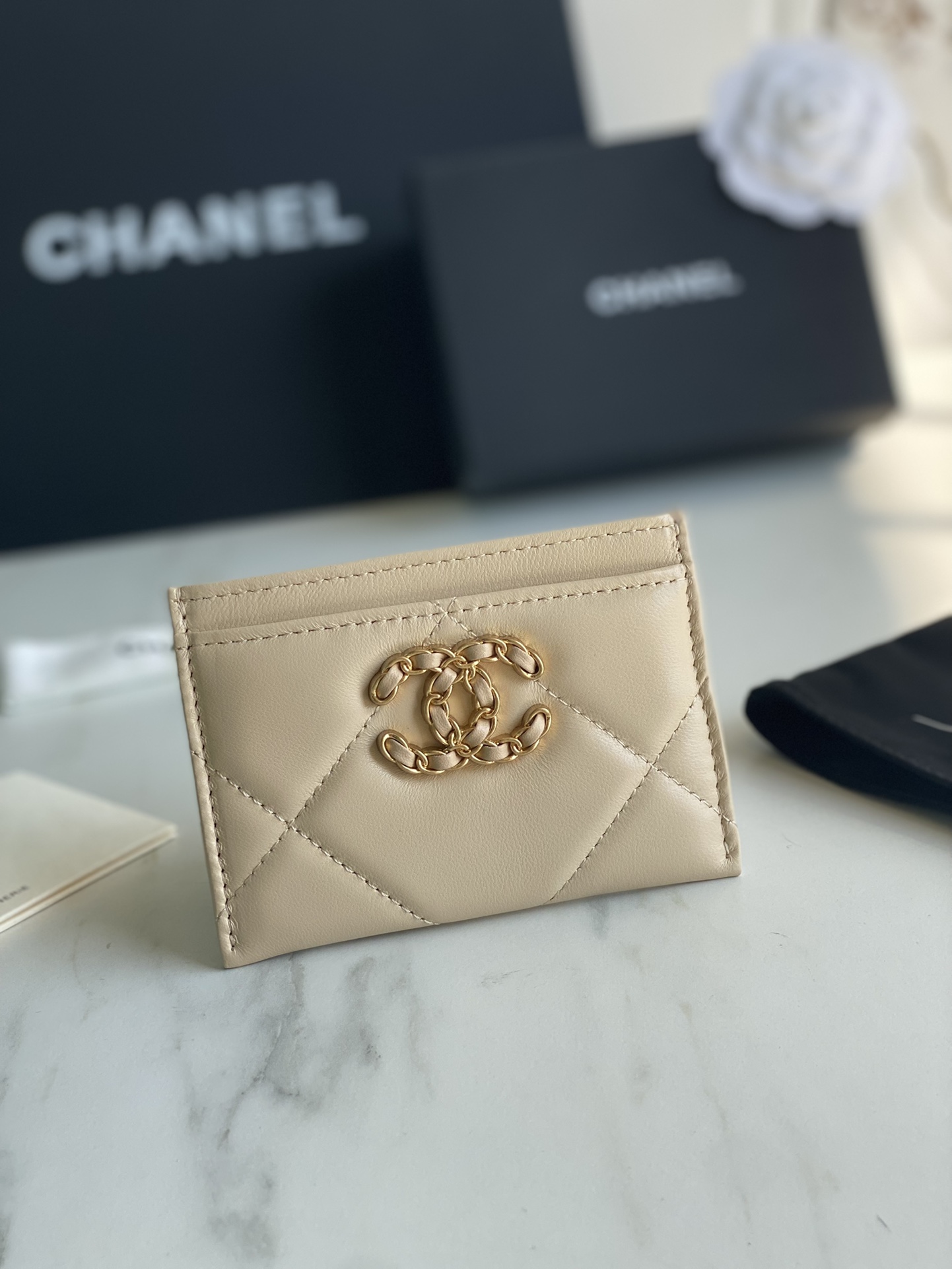 [TOP] CH@NEL Cardholder - GHW - 5 Color - Chanel