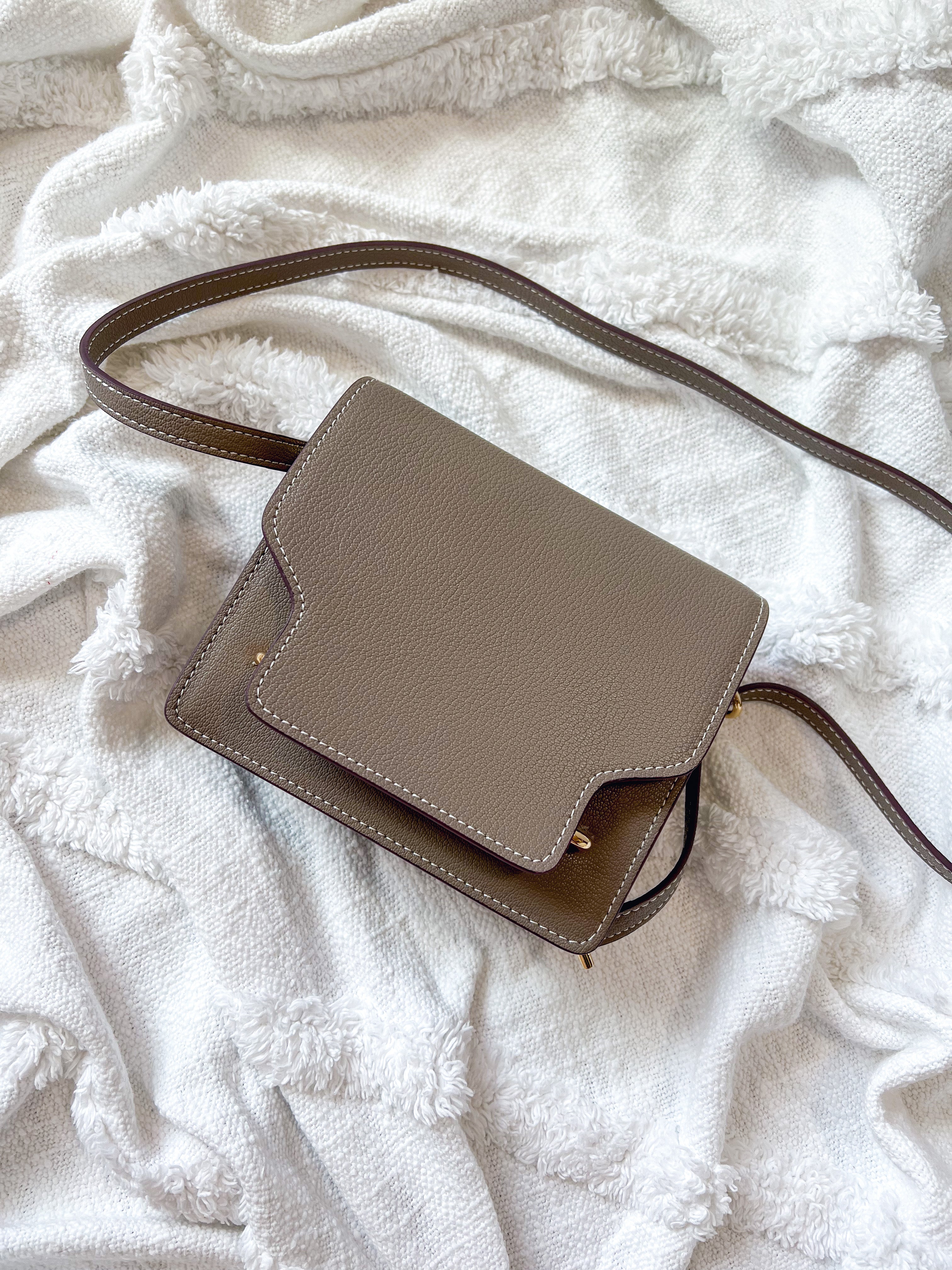 [TOP] H€RMES Roulis Evercolor 19cm - Gris Asphalte GHW - Hermes