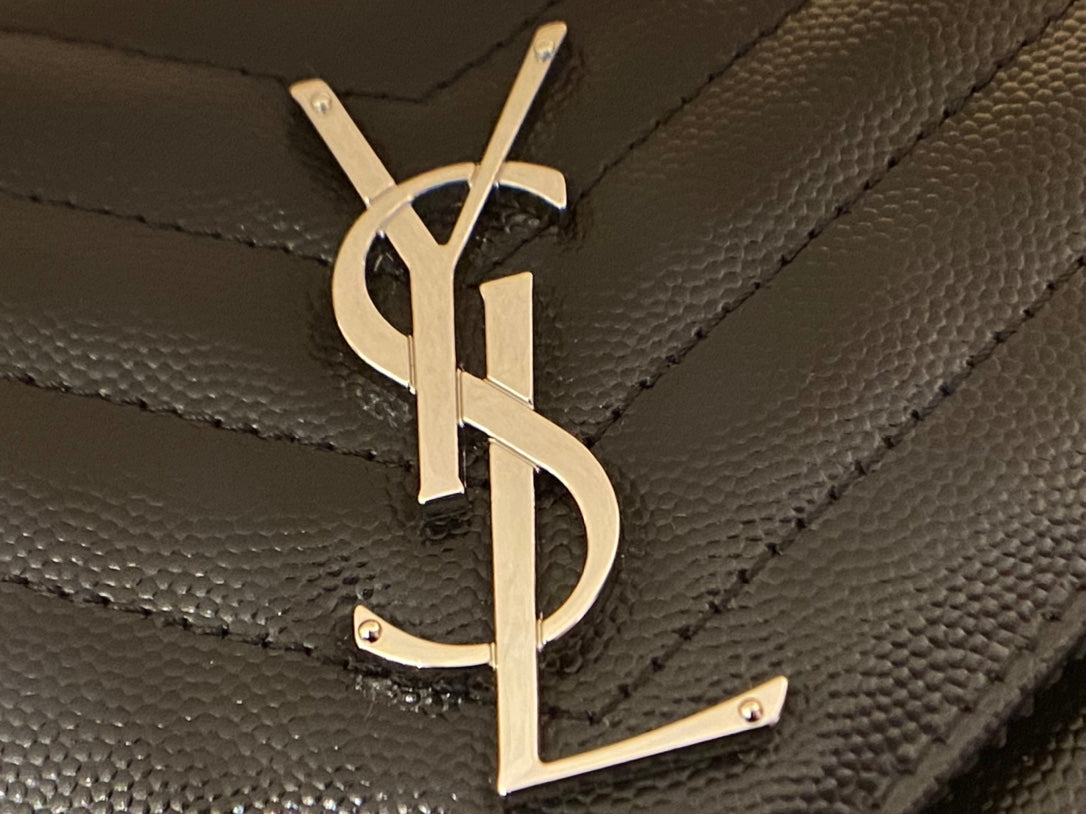[TOP] Y$L Woc Matelasse Medium Bag - Black SHW - Ysl Yves Saint Laurent