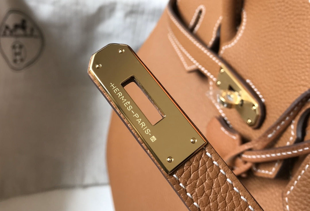[TOP] H€RMES Birkin Togo Leather 25cm - Gold w GHW - Hermes