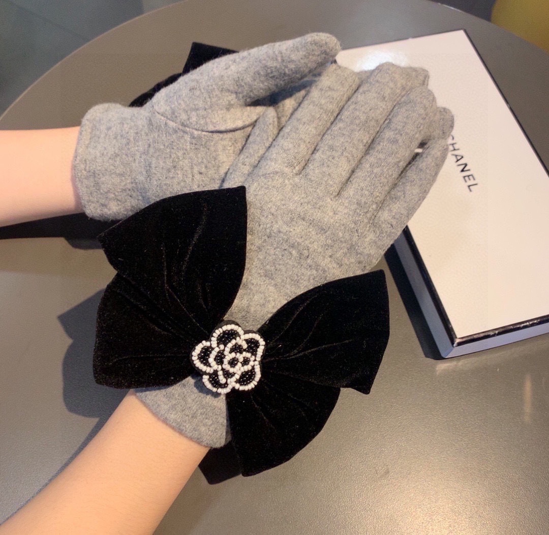 [TOP] CH@NEL Gloves - 3 Color - Chanel