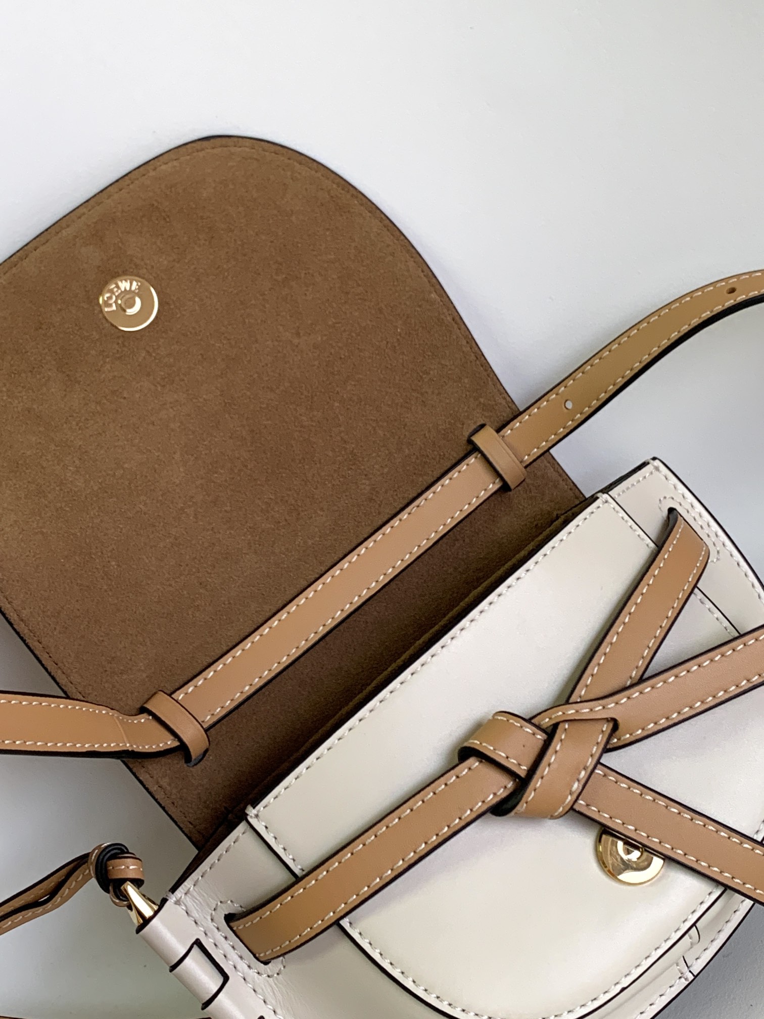 [TOP] LOEW€ Mini Gate Bag - Amber - Loewe