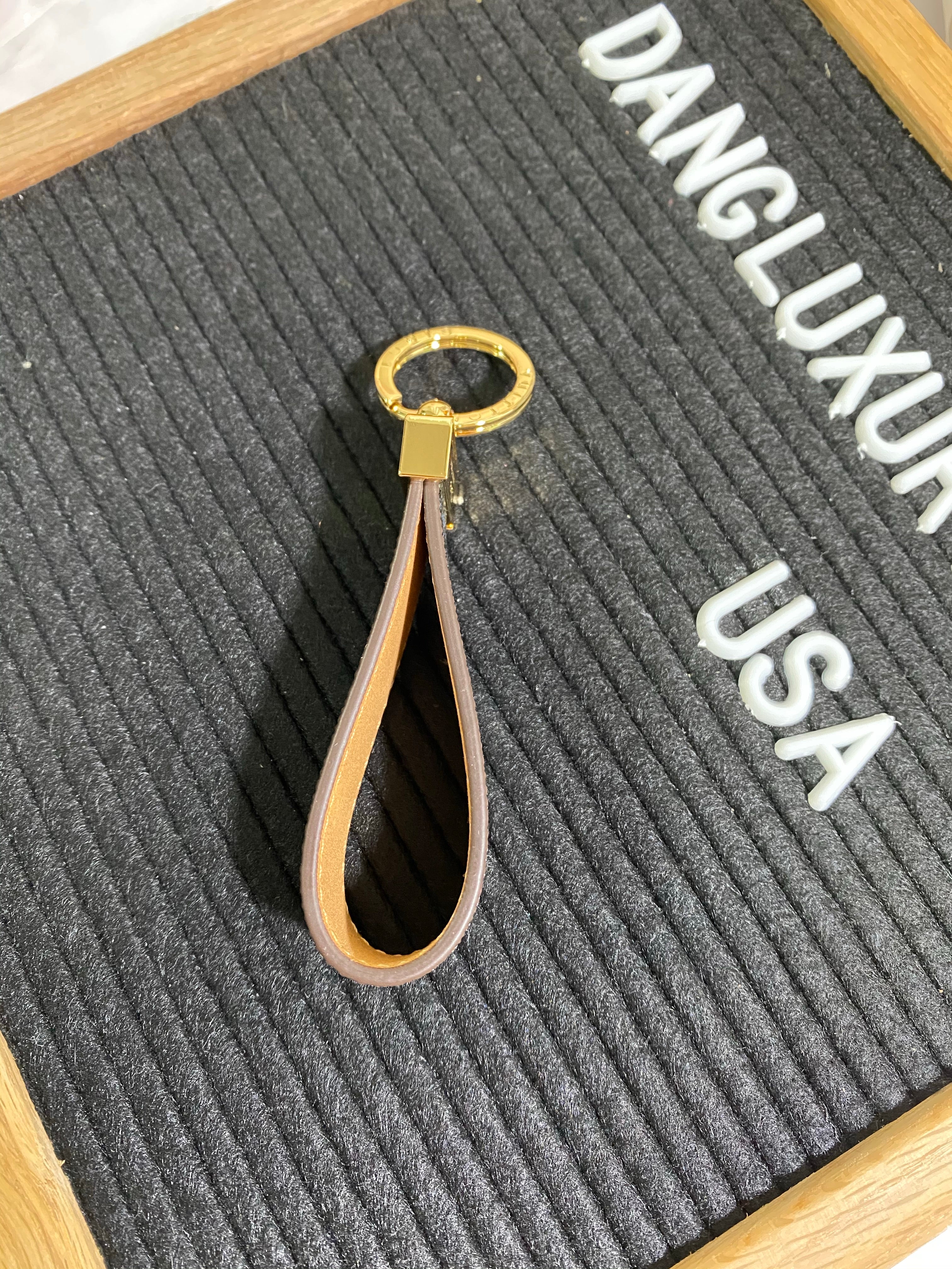 [TOP] L&V LV Key Holder Damier Ebene - BLUE - LV Louis Vuitton