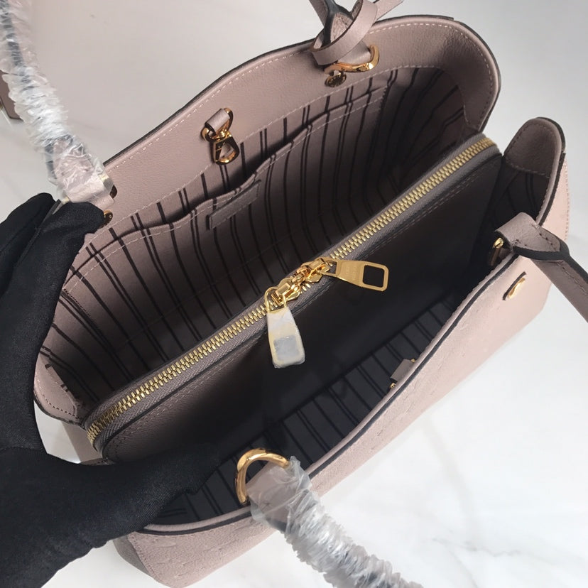 [TOP] L&V L*V Montaigne MM Empreinte Bag - Turtle Dove - LV Louis Vuitton