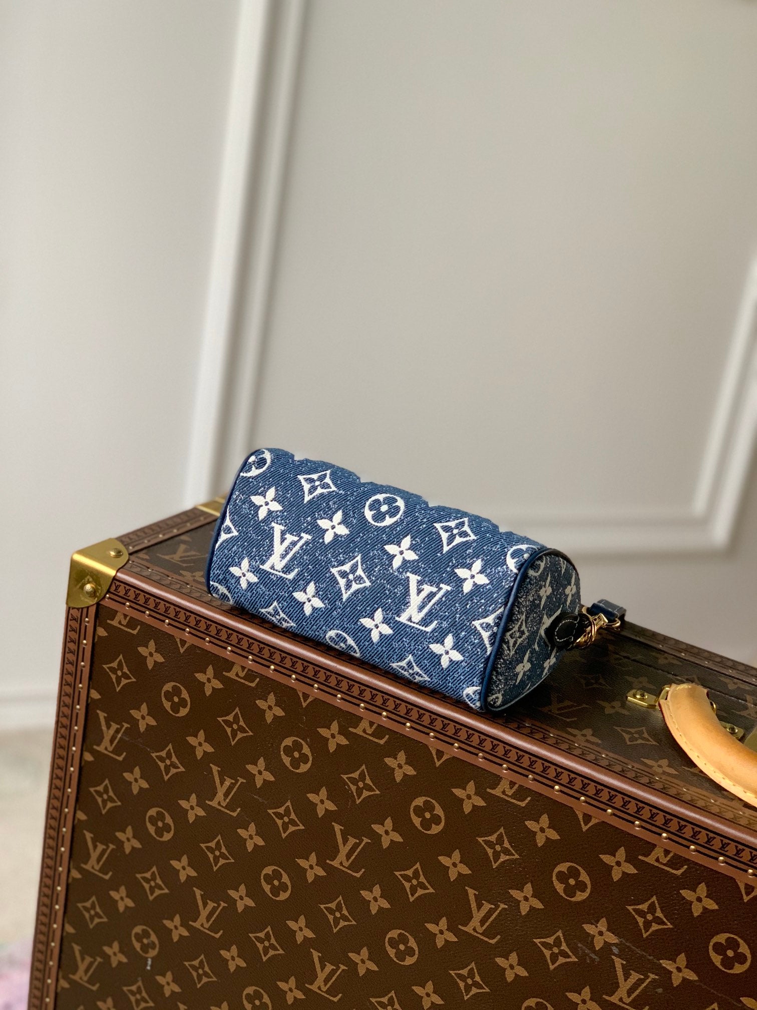 [TOP] L&V L*V Monogram Speedy 20 Denim - LV Louis Vuitton