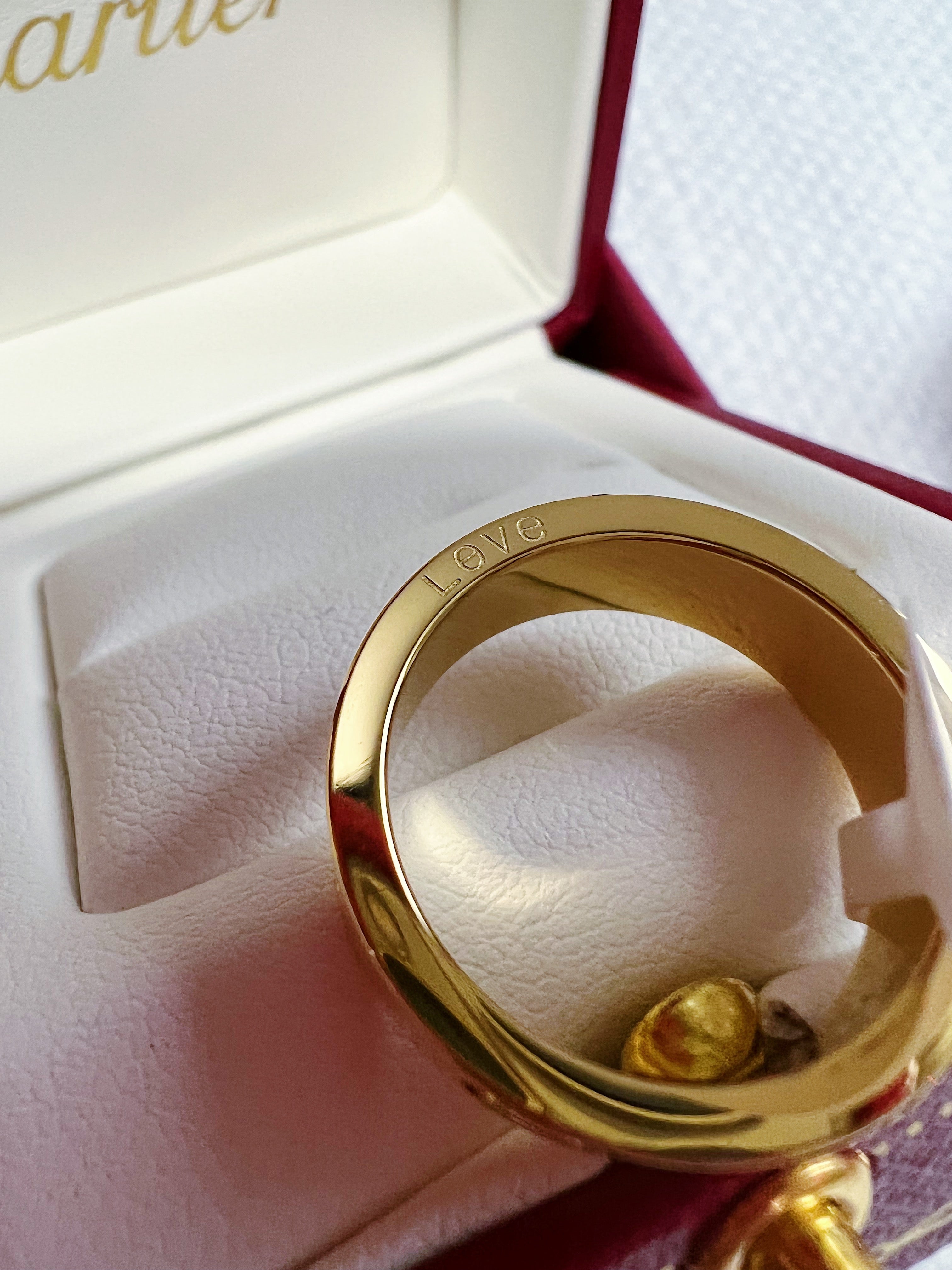 [TOP] C@rtier Love Ring - Gold - Cartier
