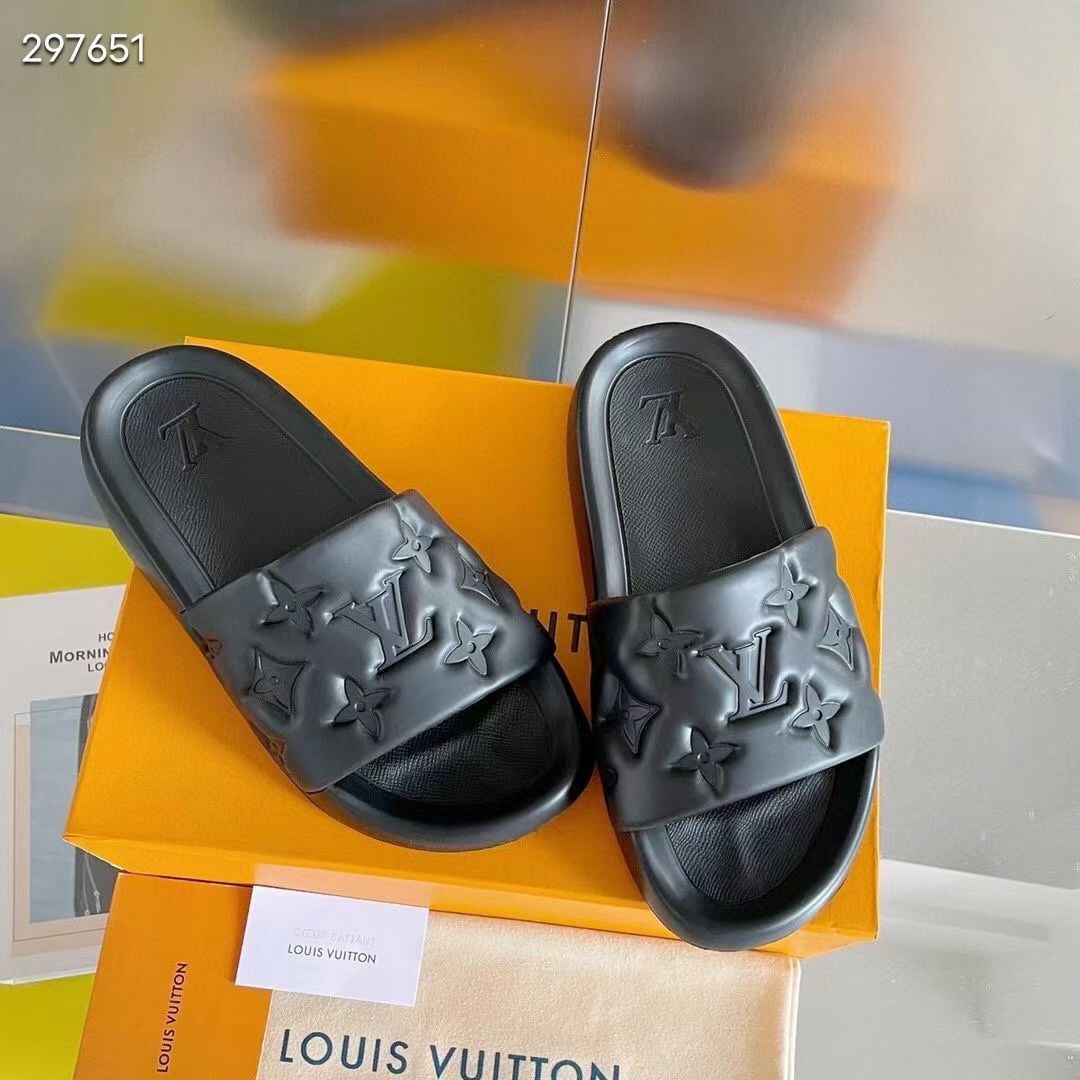[TOP] L&V L*V Men's Slippers - 5 Color - LV Louis Vuitton