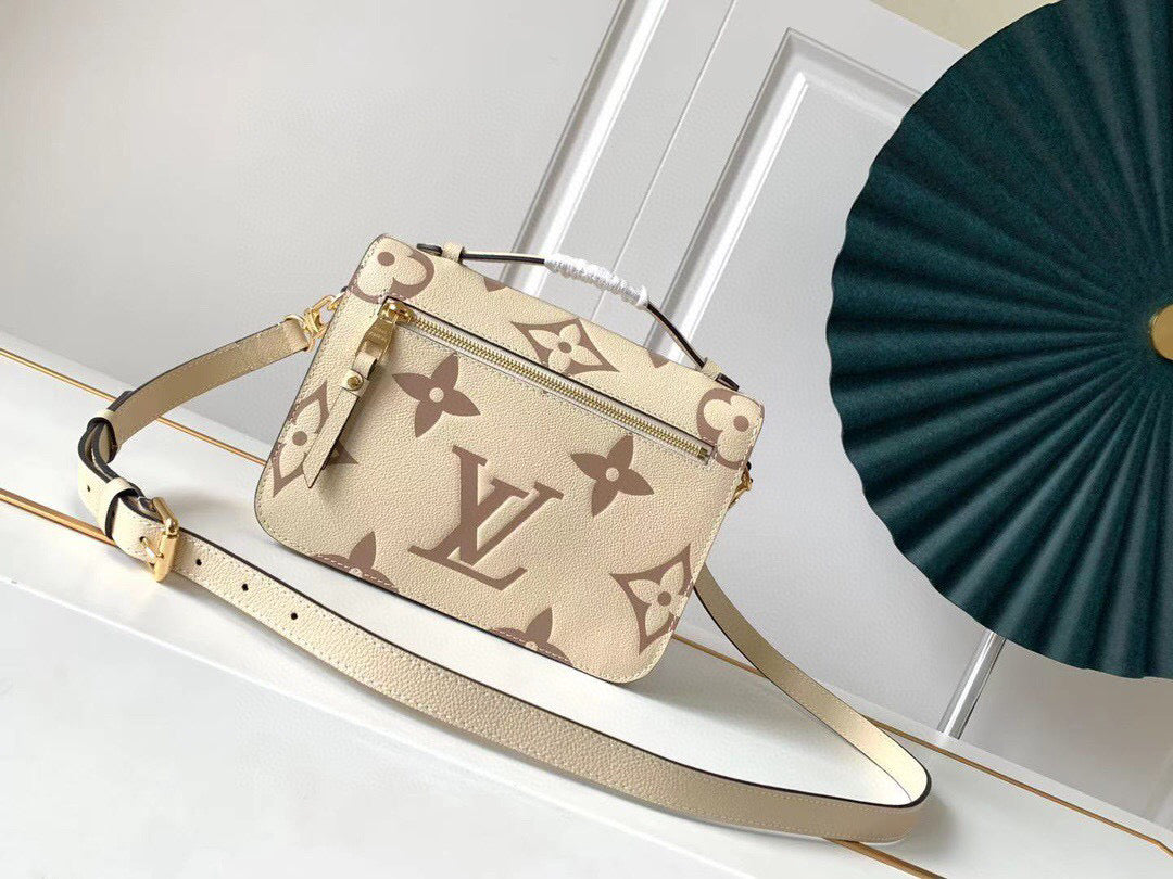 [TOP] L&V LV Metis Giant Monogram Empreinte 2 Tones - White - LV Louis Vuitton
