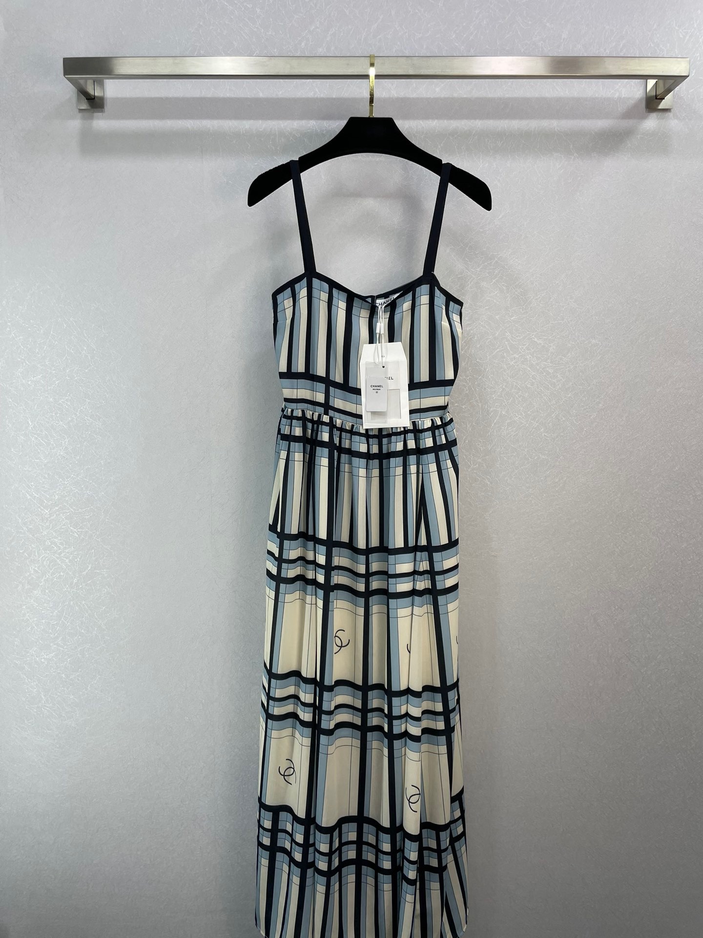 [TOP] CH@NEL Long Dresses - Blue - Chanel