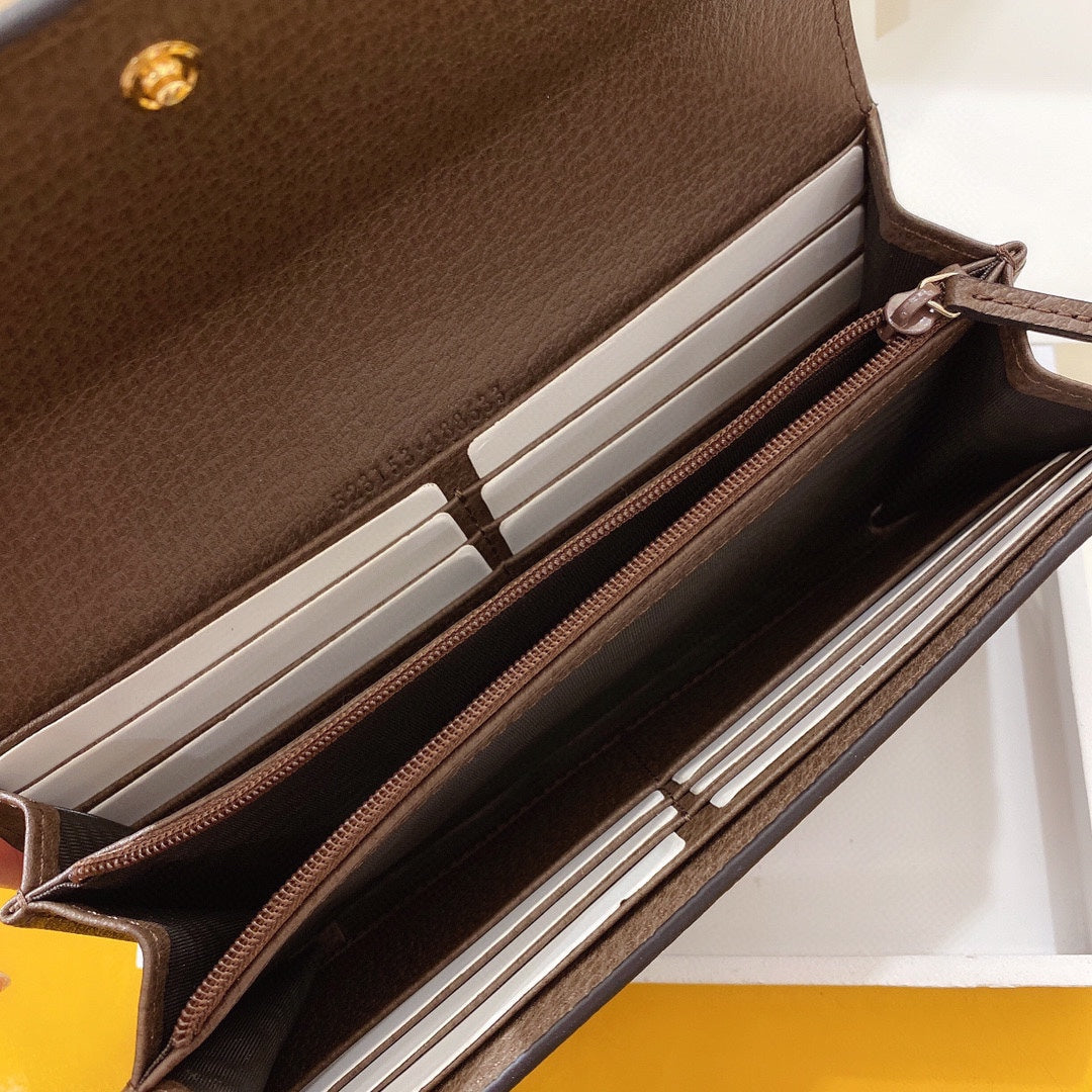 [TOP] GUCC! Supreme Long Folding Wallet - Gucci