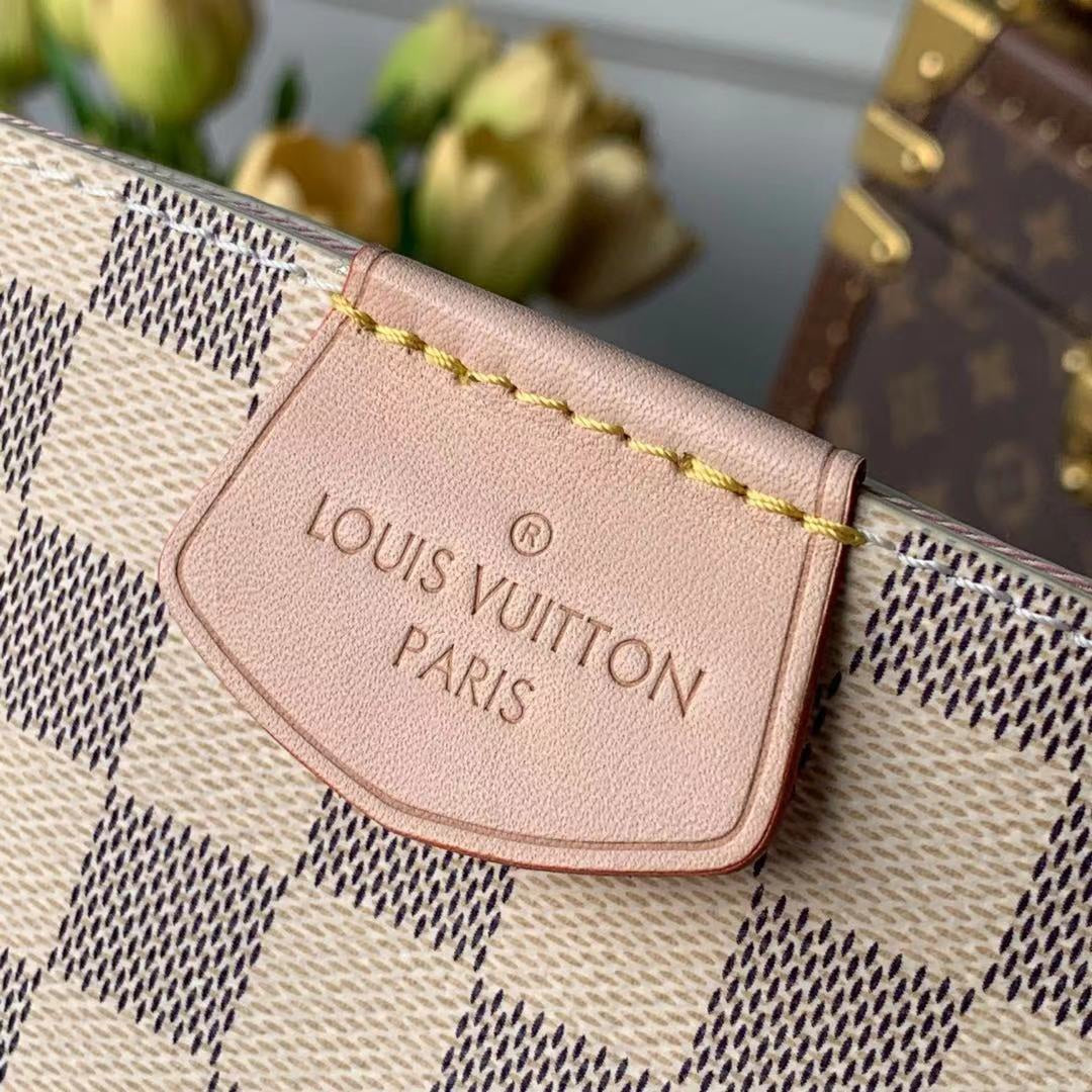 [TOP] L&V Loui$ Vu!tt0n Graceful Bag Large - Damier Azur - LV Louis Vuitton
