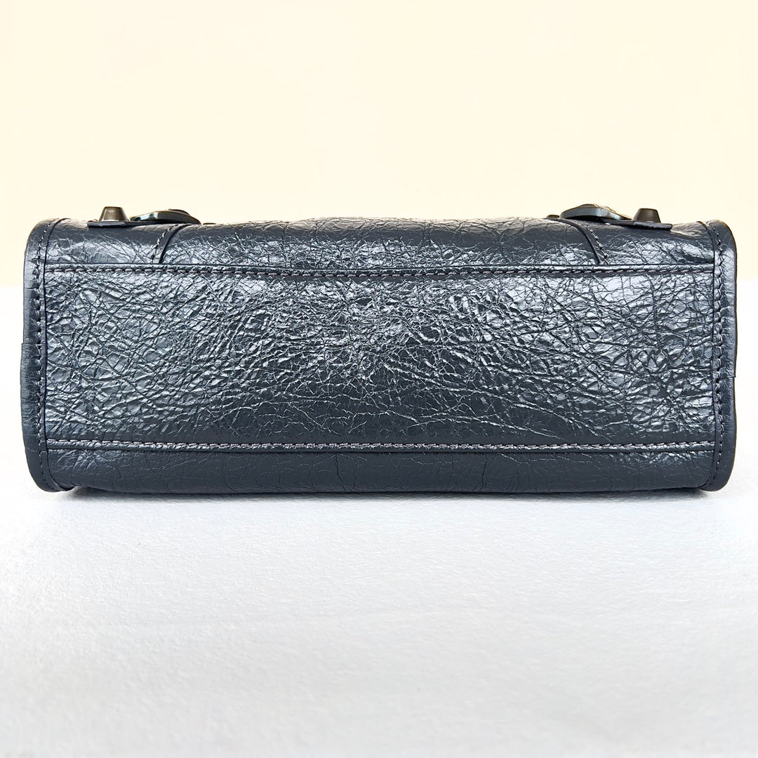 [TOP] BAL€NCIAGA Classic Small City Bag - Anthracite - Balenciaga