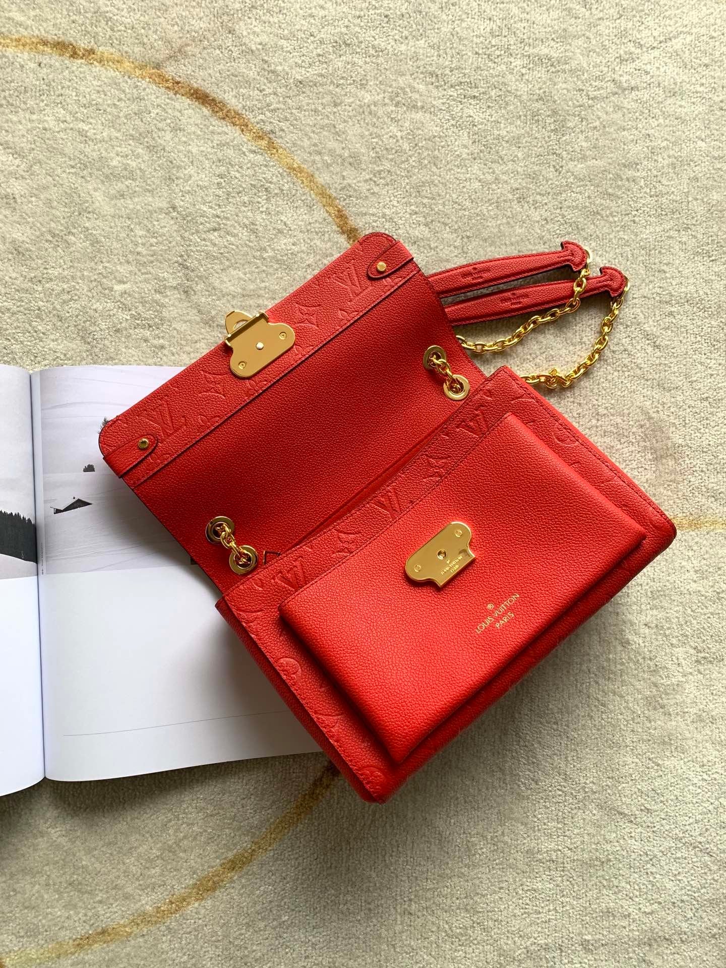 [TOP] L&V L*V Vavin BB MM - Red - LV Louis Vuitton
