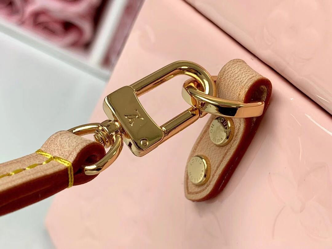 [TOP] L&V LV Bleecker Box Monogram Vernis Leather - PINK - LV Louis Vuitton