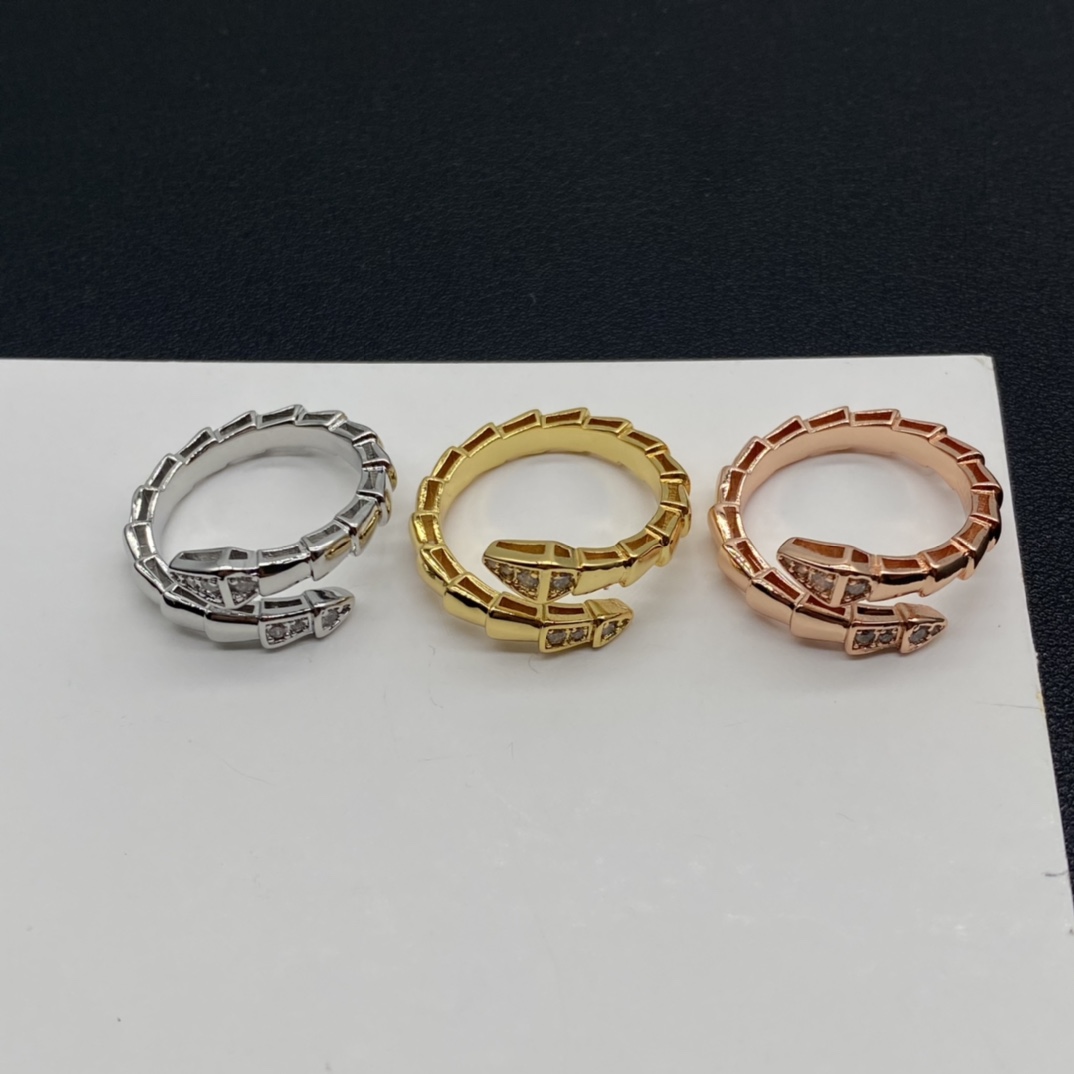 [TOP] BVLG@RI  Serpenti Viper Ring - Bvlgari