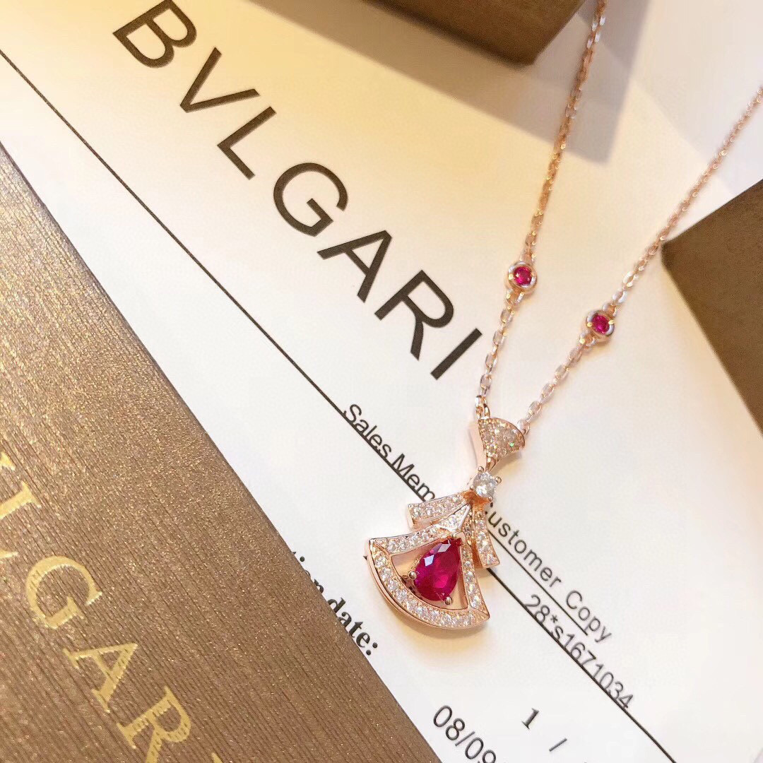 [TOP] BVLG@RI Diva's Dream Ruby Necklace - Bvlgari