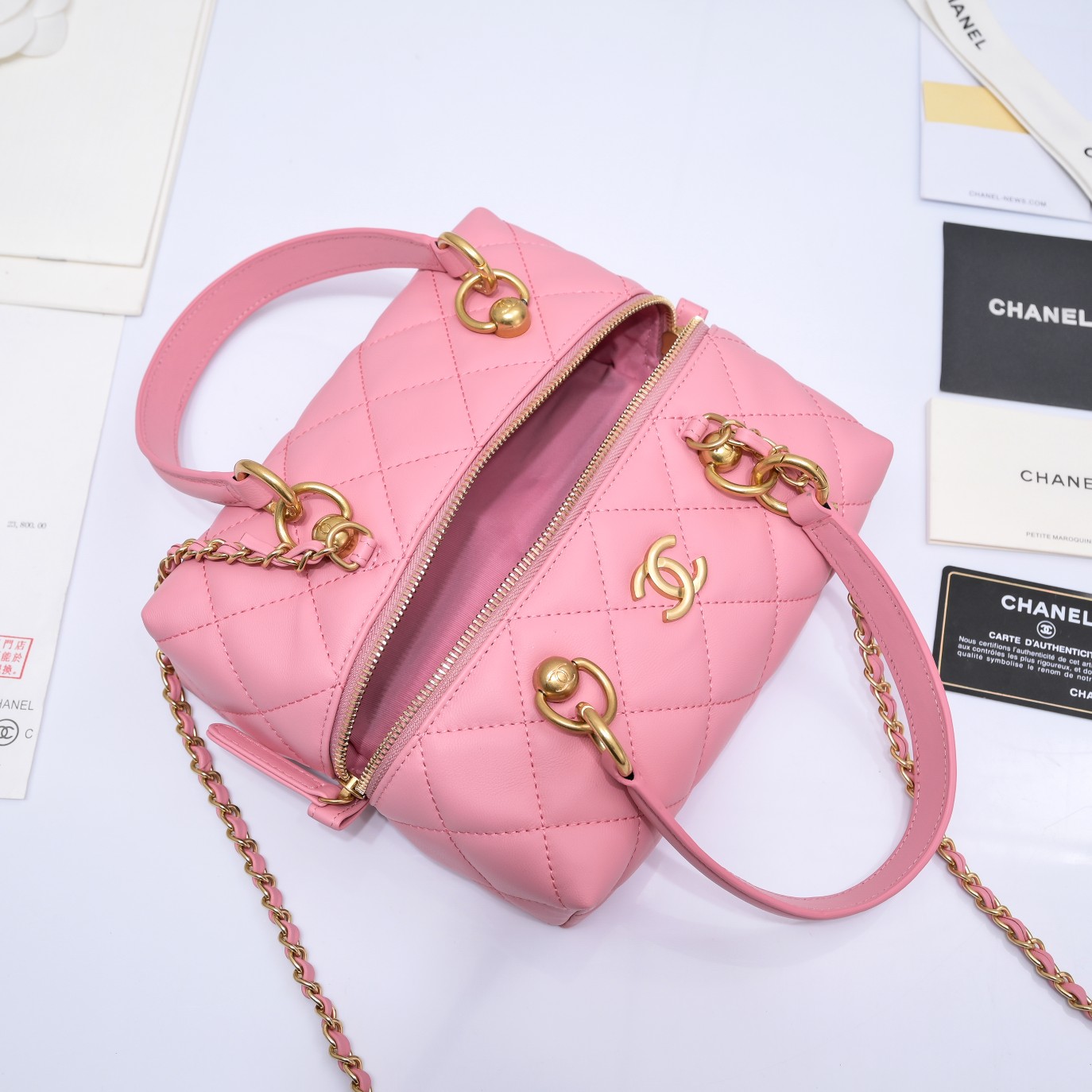 [TOP] CH@NEL Flab Bag - GHW - 3 Color - Chanel