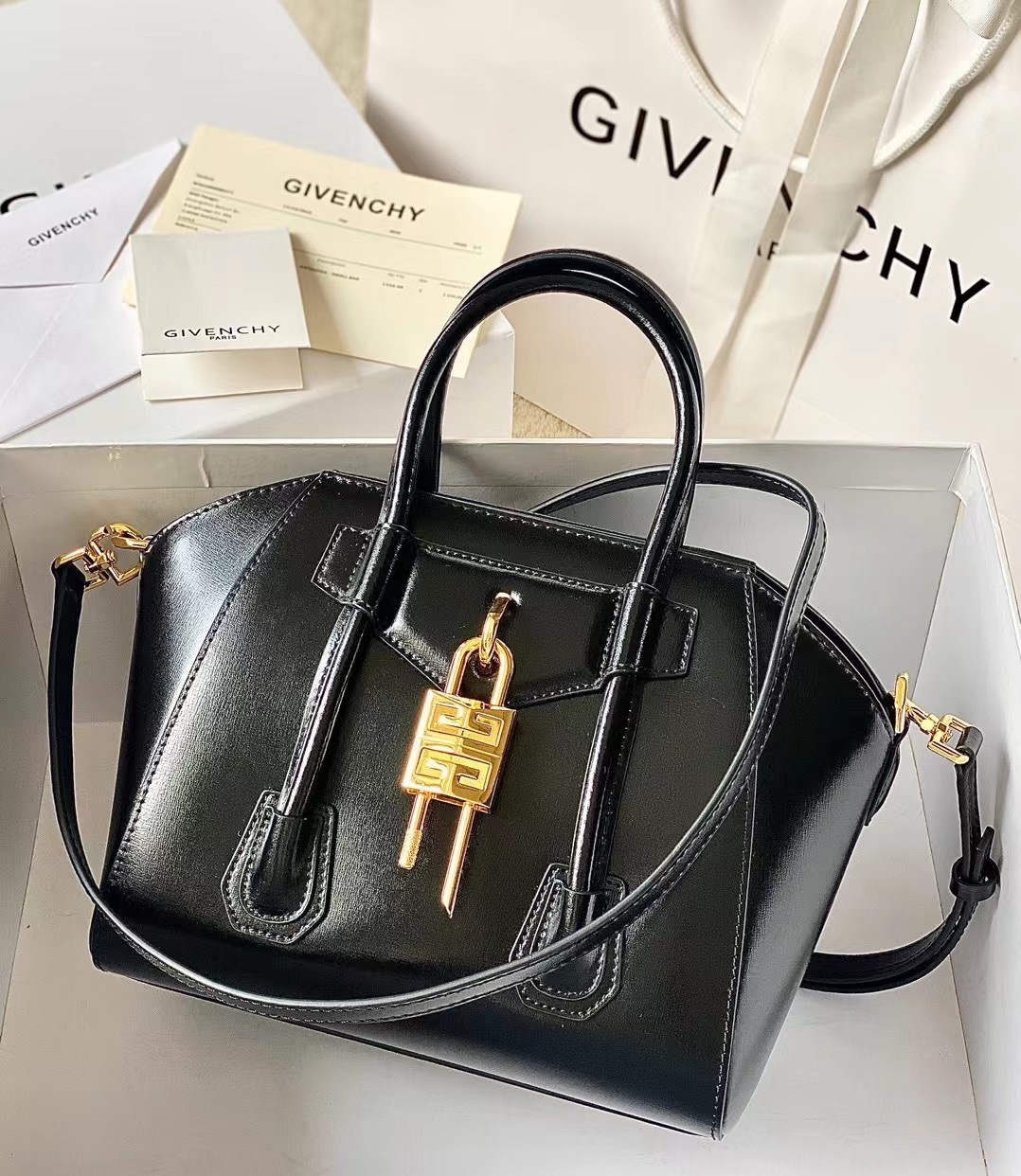 [Top] GIV€NCHY Antignoa Handbag- GHW - Givenchy