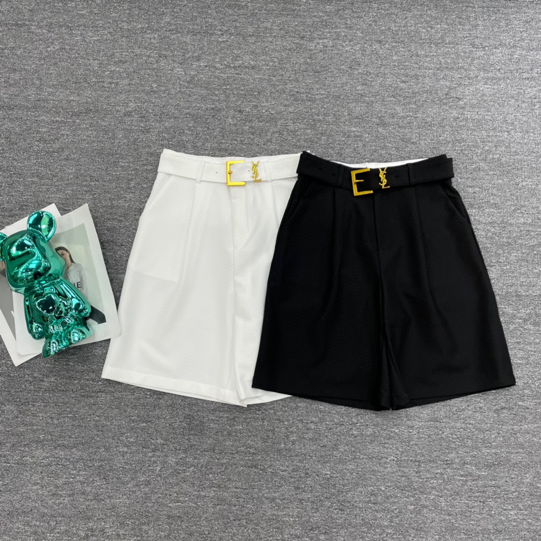 [TOP] Y$L Suit Pants with Belt - 2 Color - Ysl Yves Saint Laurent