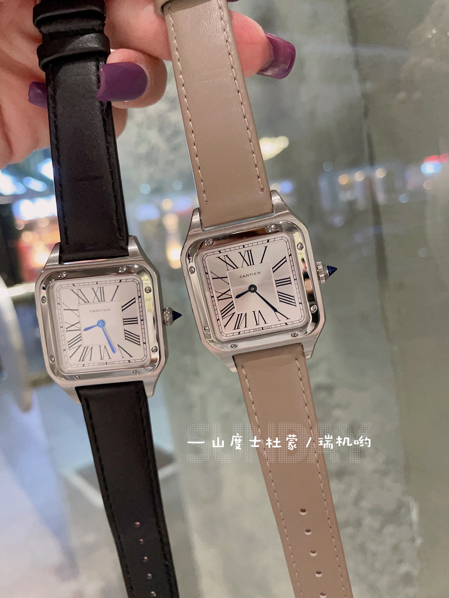 [TOP] C@rtier Santos Dumont Watches  - 4 Color - Cartier