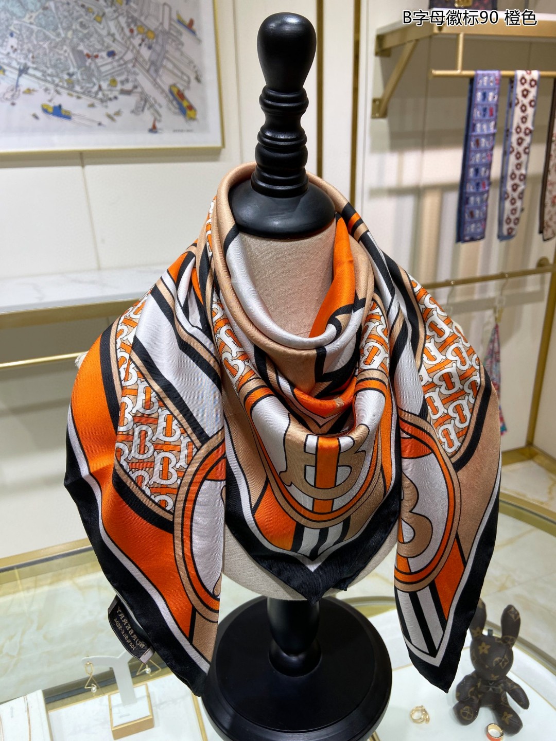 [TOP] H€RMES Silk Square Scarf - 2 Color - Hermes