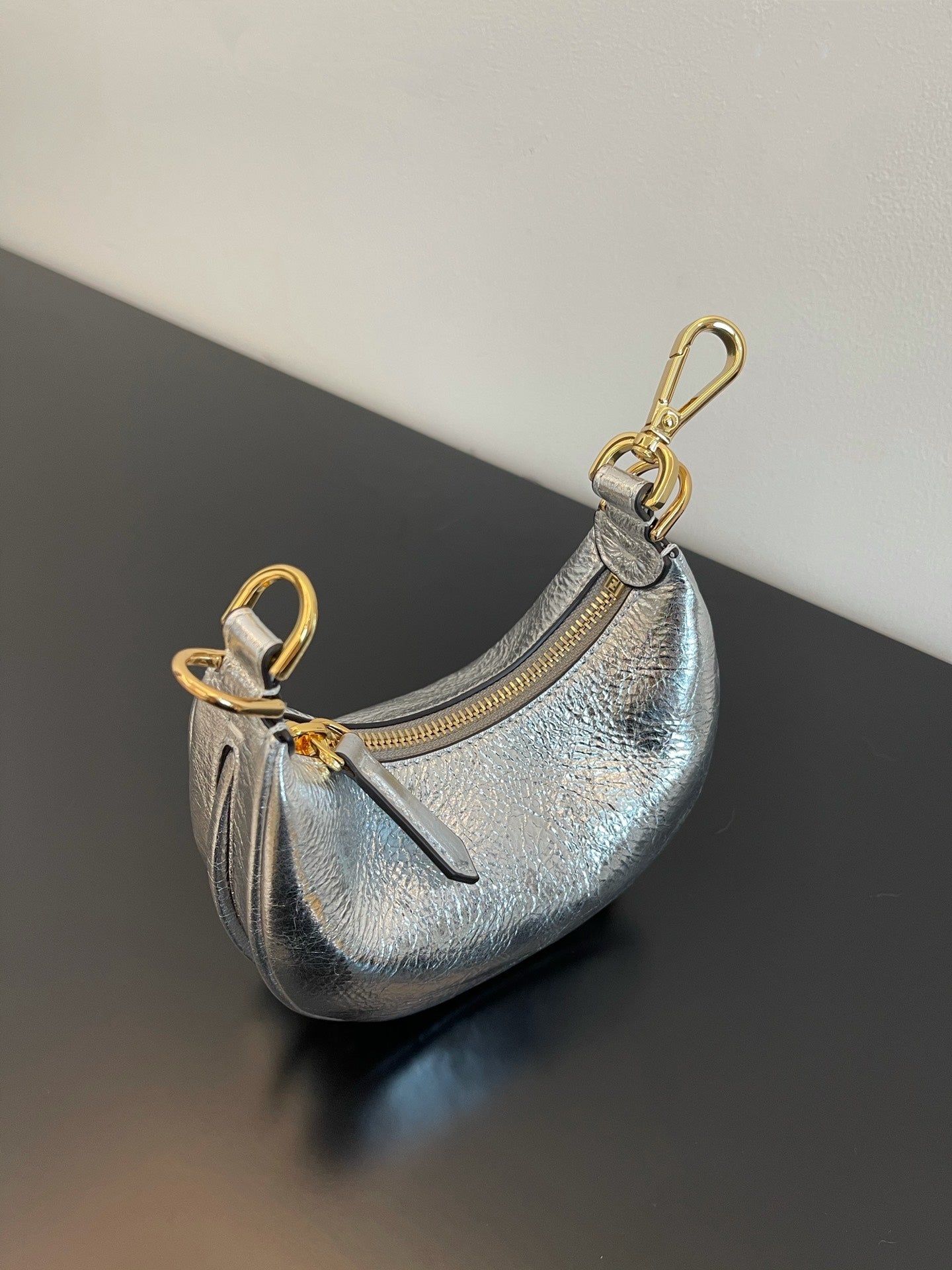 [TOP] F€NDI F€ndigraphy Mini Bag - Silver - Fendi