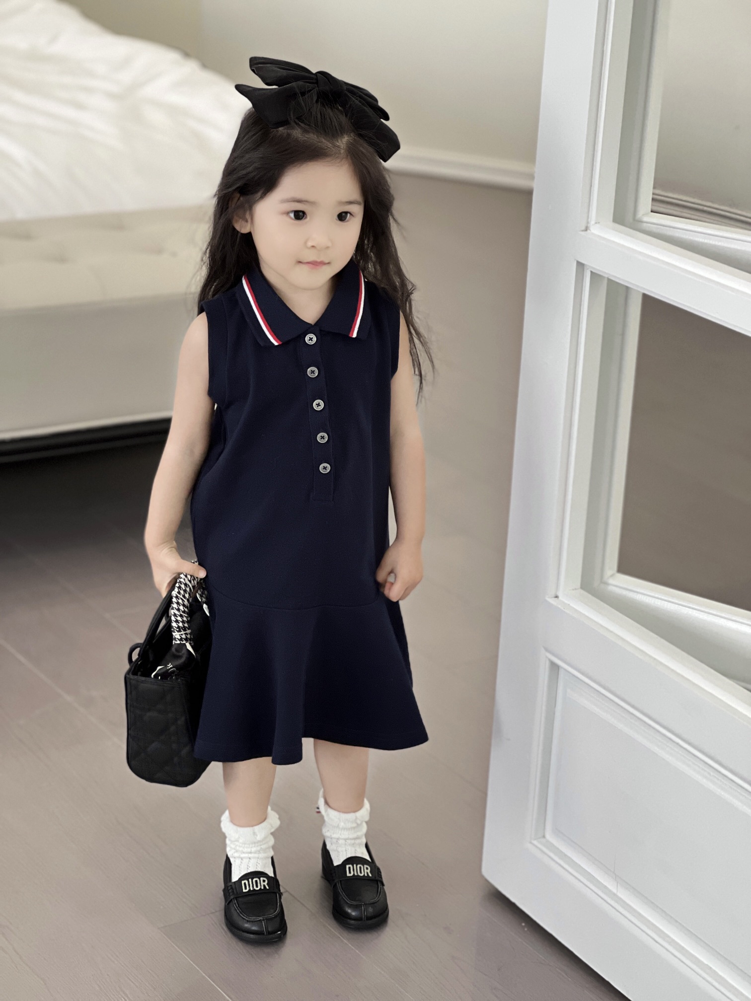 [TOP] TB Polo Sleeveless Skirt - 4 Color