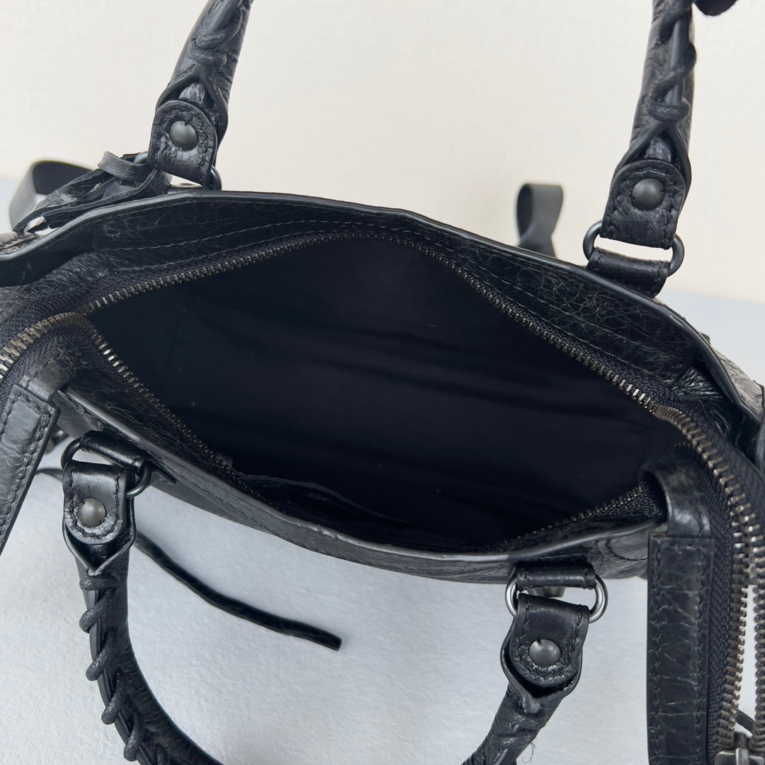 [TOP] BAL€NCIAGA Classic Small City Bag - Black - Balenciaga