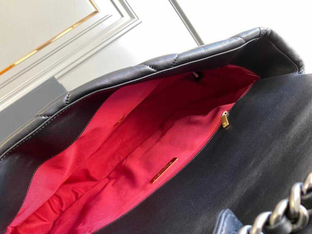 [TOP] CH@NEL 19 Bag Maxi 36CM - Black - Chanel
