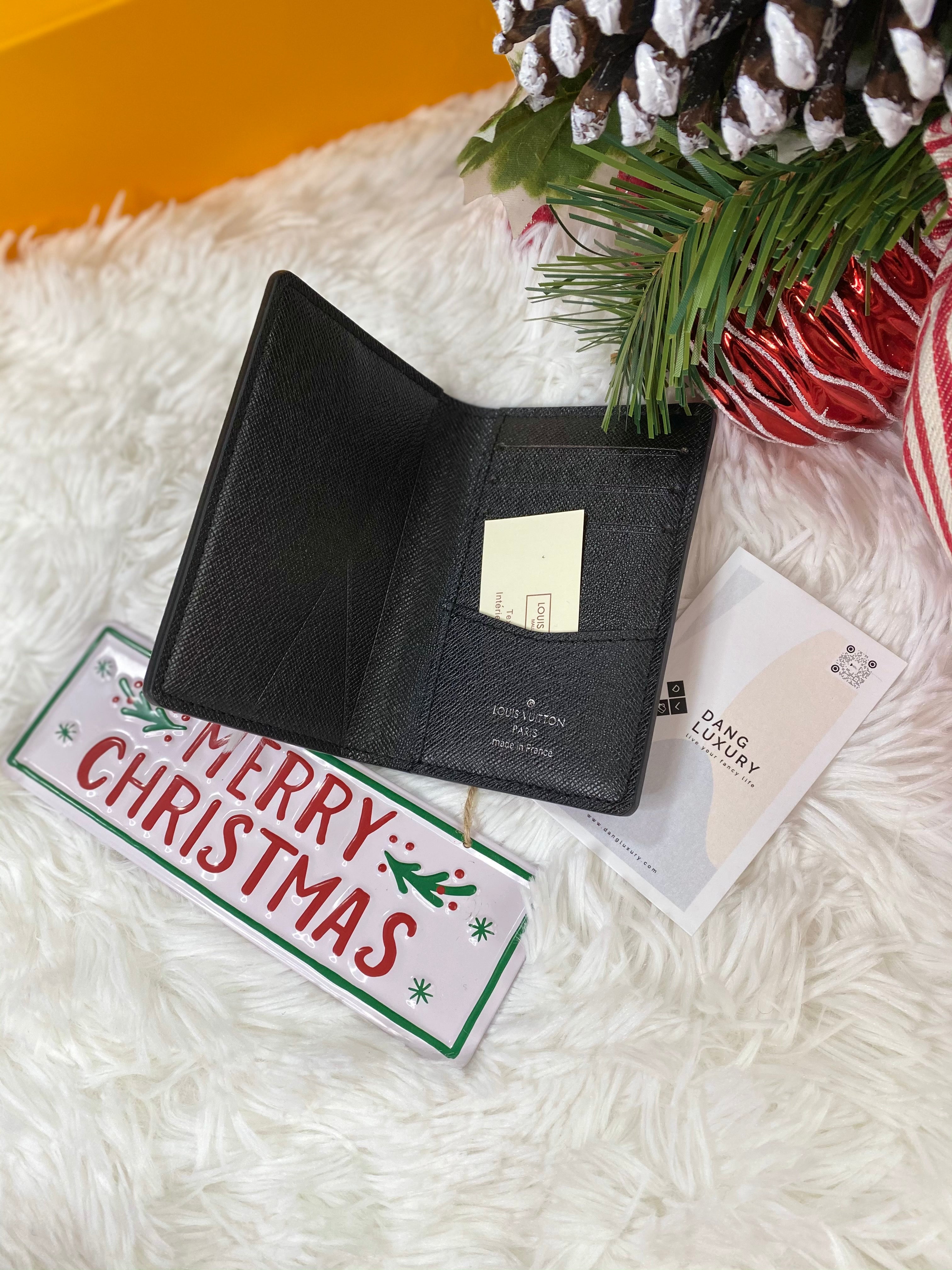 [TOP] L&V Monogram LV Unisex Monogram Calfskin Folding Wallet Card Holders - LV Louis Vuitton