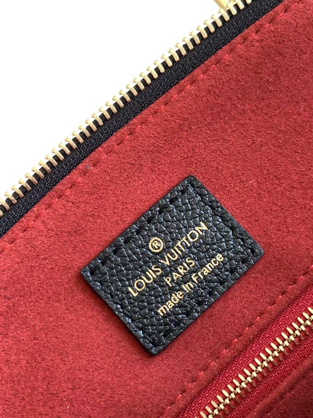 [TOP] L&V L*V Grand Palais Monogram Empreinte Bag - Black - LV Louis Vuitton