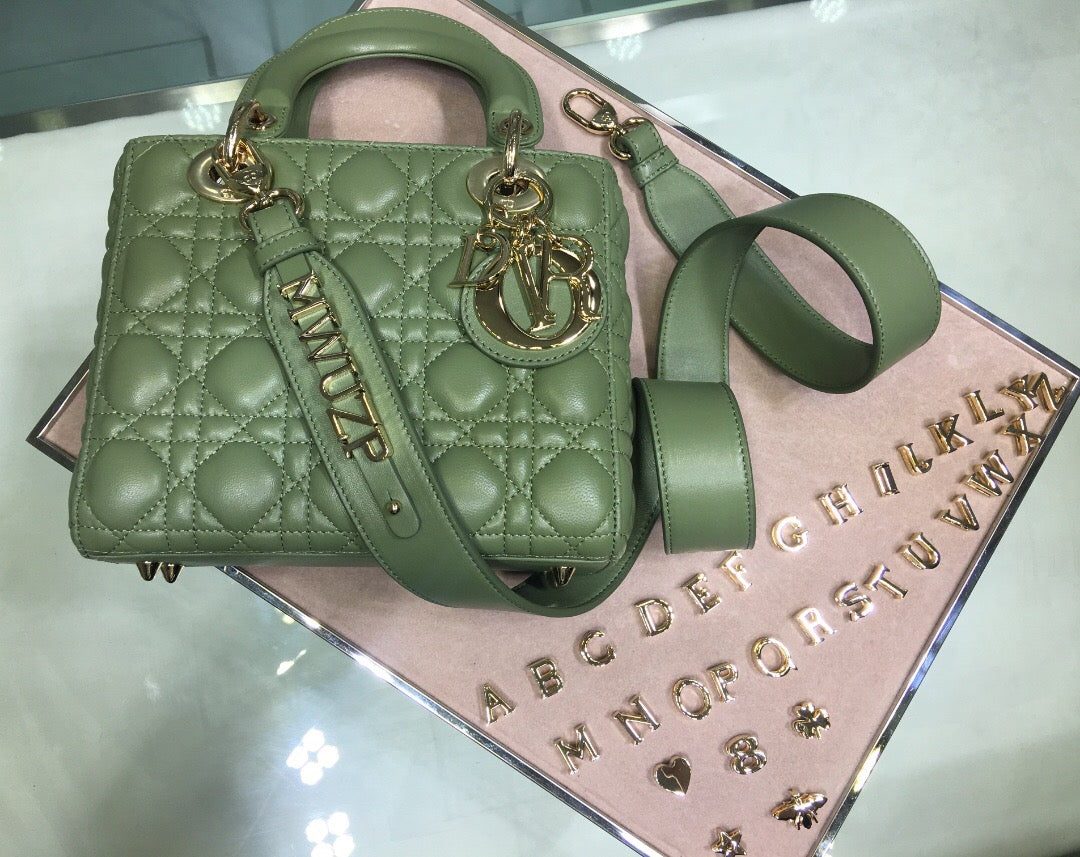 [TOP] D!or Lady Christian Dior Bag Abc - Green - Christian Dior