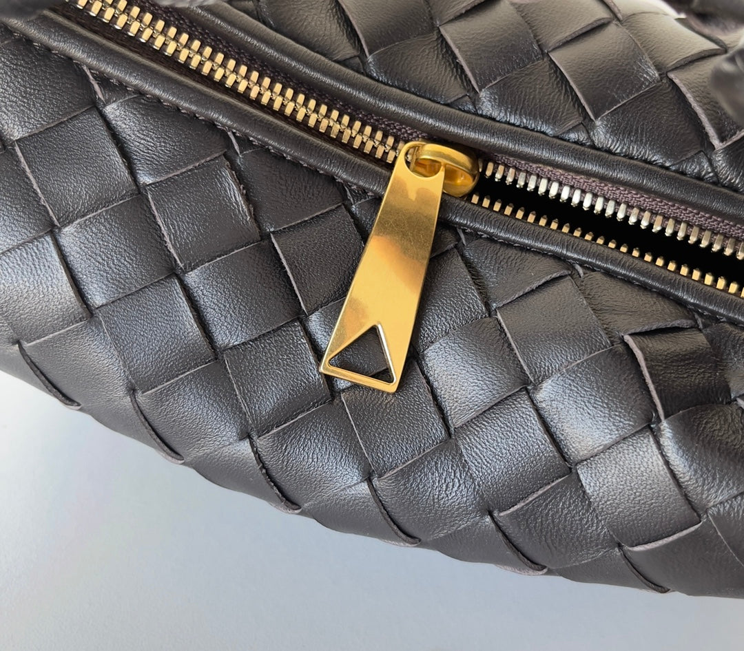 [TOP] B&V B*V Mini Jodie Bag - Dark Maroon - Bottega Veneta