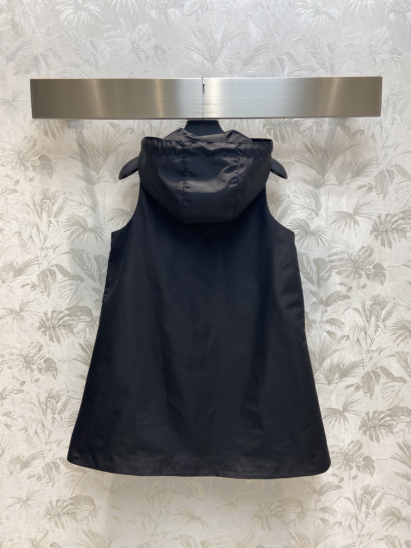 [TOP] PR@DA Sleeveless Hooded Dress - Black - Prada